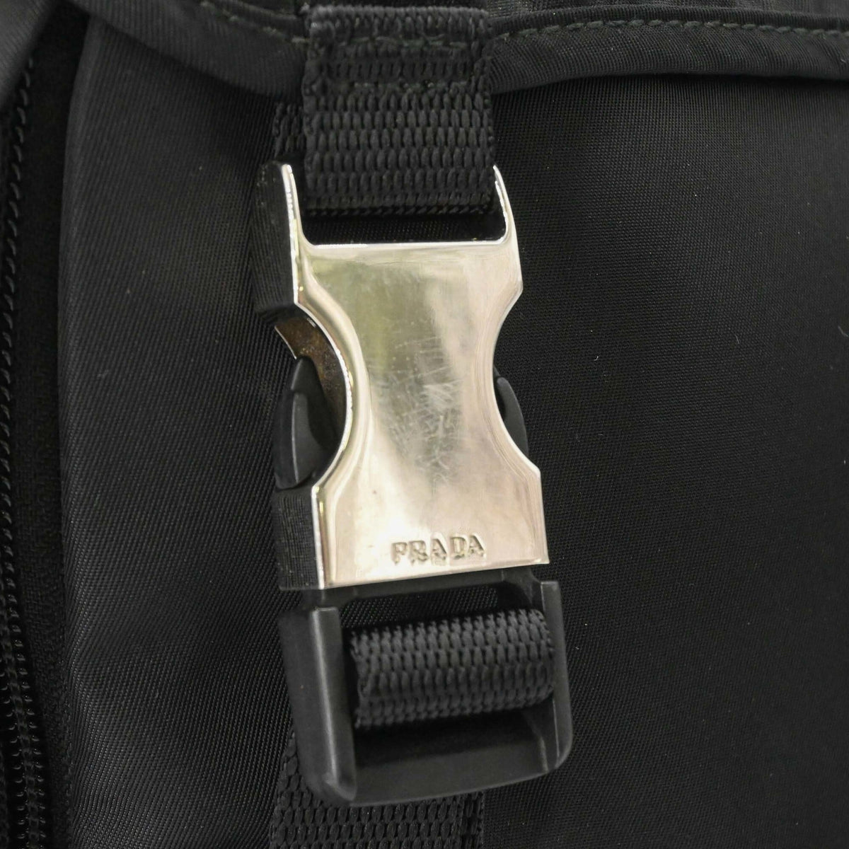 Prada Black Nylon Backpack (Pre-Owned)