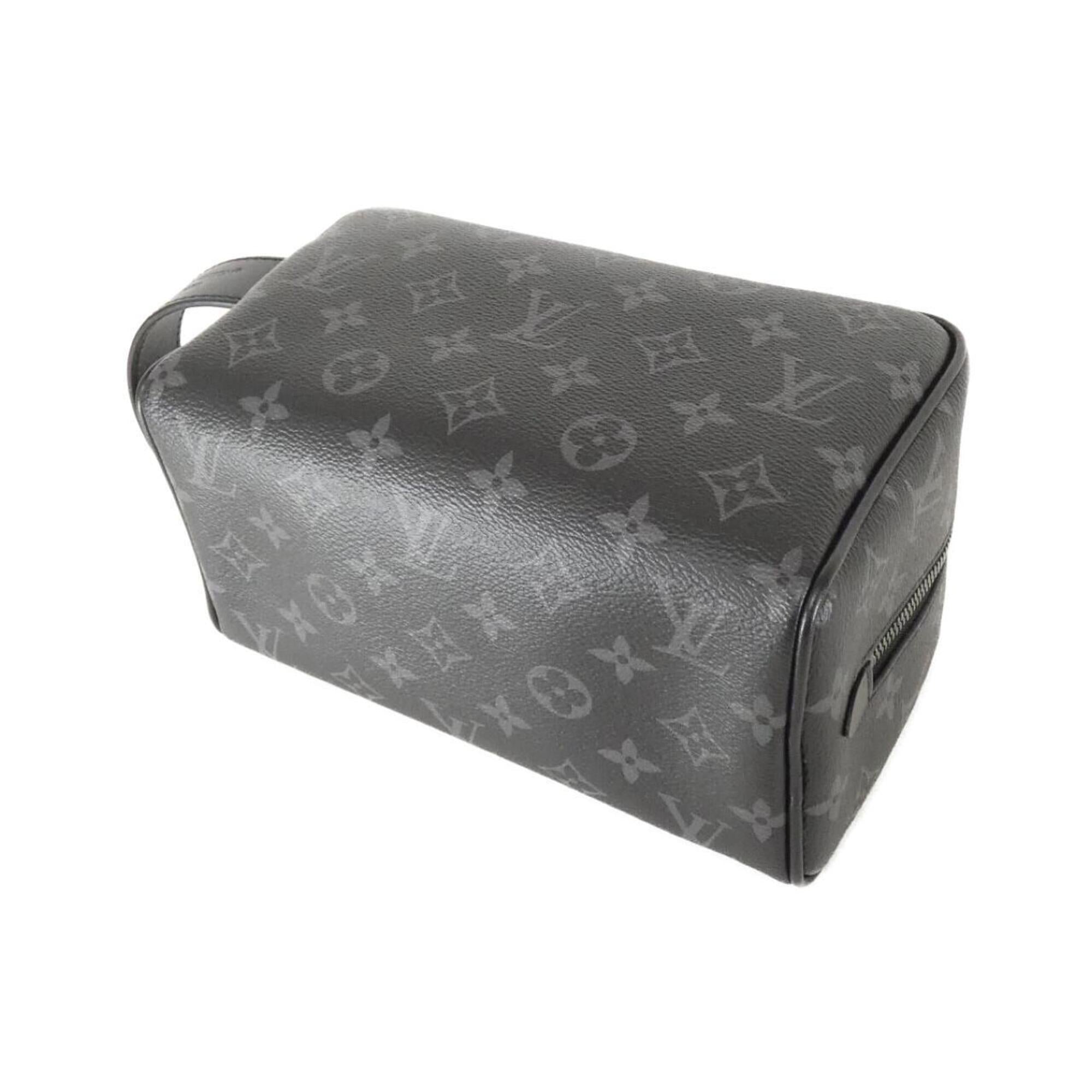 Louis Vuitton Black Coated Canvas Handbag Pouch (Pre-Owned)