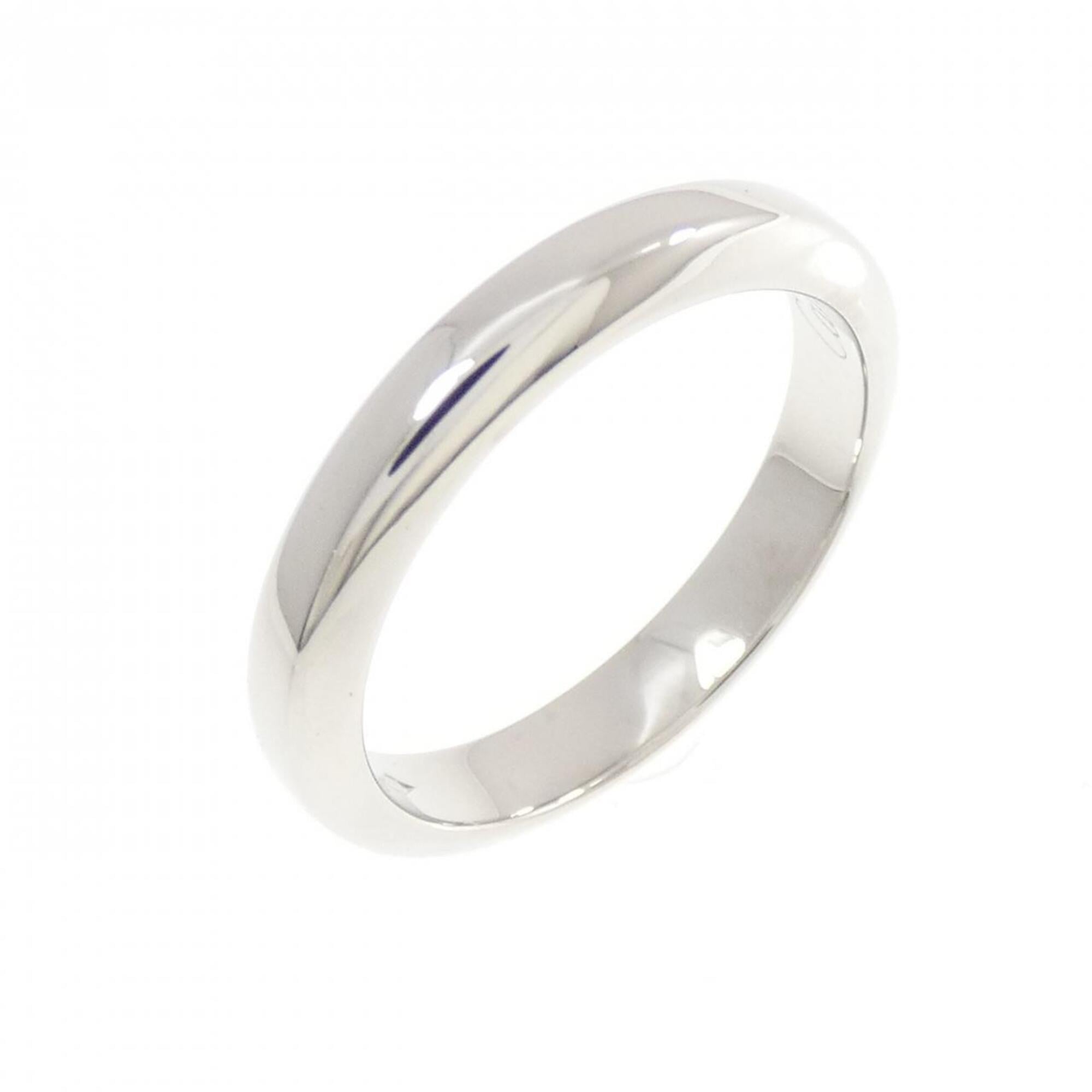 Cartier Platinum Platinum 950 Band Ring (Pre-Owned)