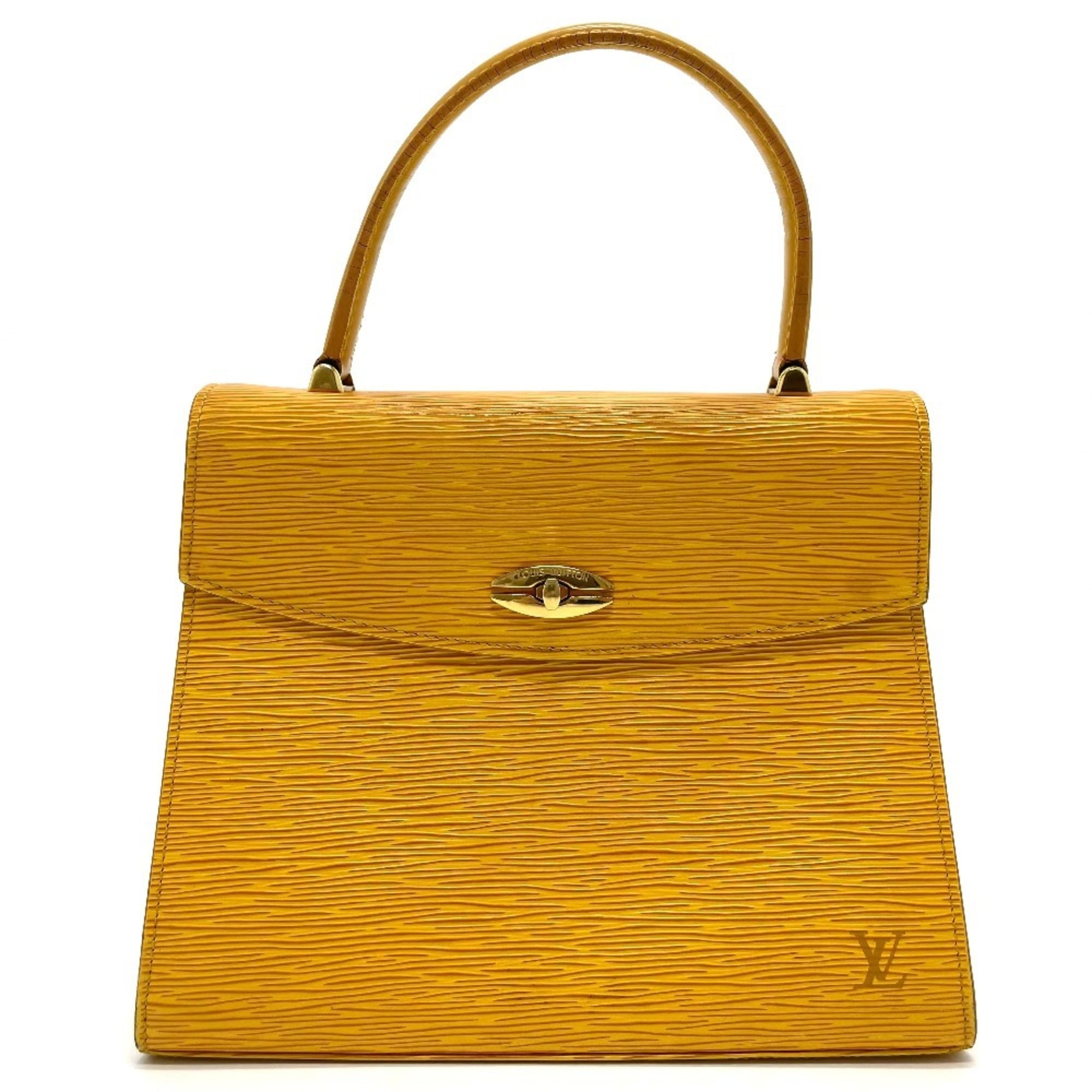 Louis Vuitton Epi Yellow Epi Leather Handbag (Pre-Owned)