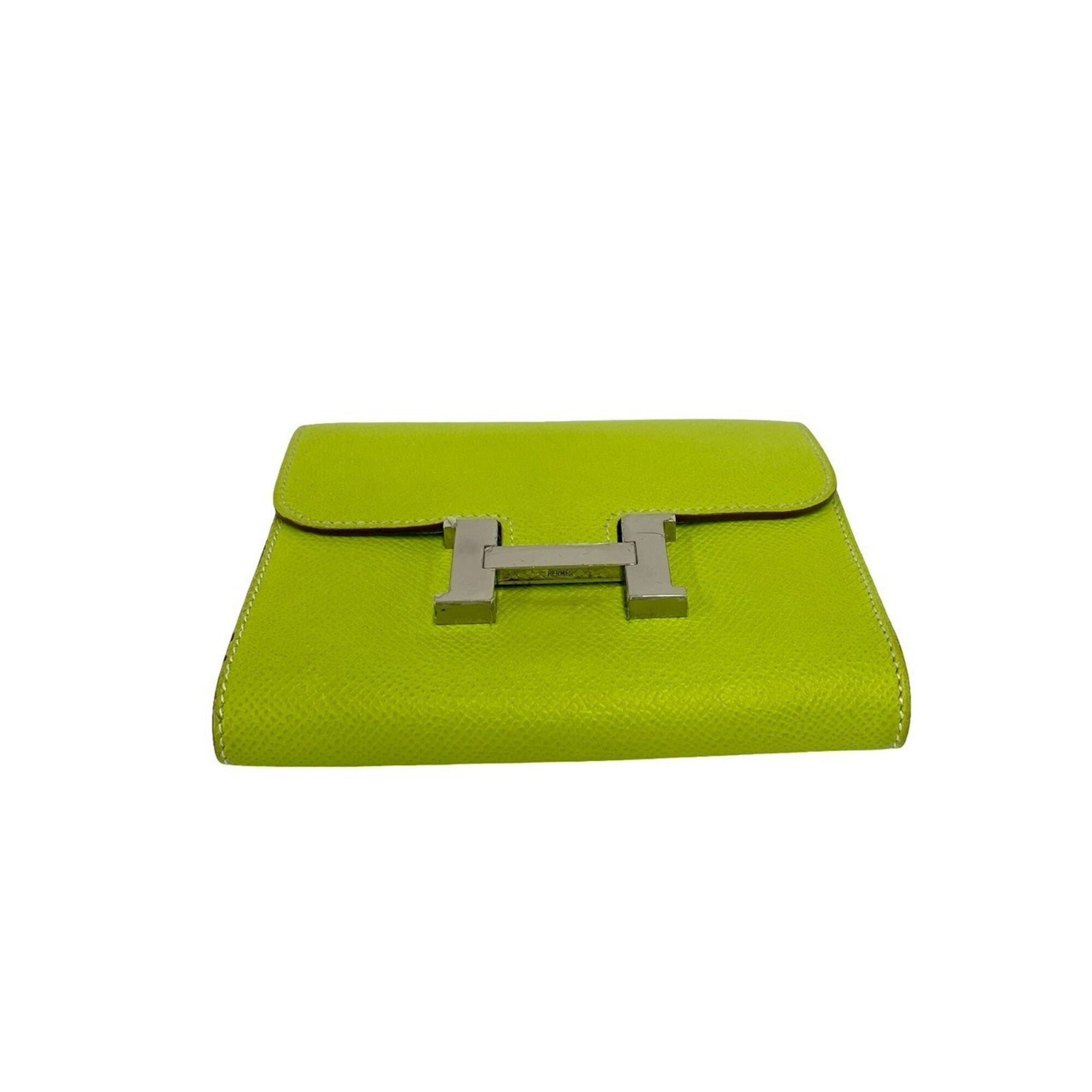 Hermes Green Epsom Leather Wallet (Bi-Fold) (Pre-Owned)