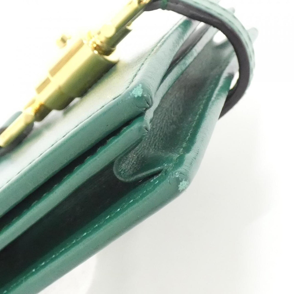 Gucci Emerald Green Leather Wallet (Bi-Fold) (Pre-Owned)