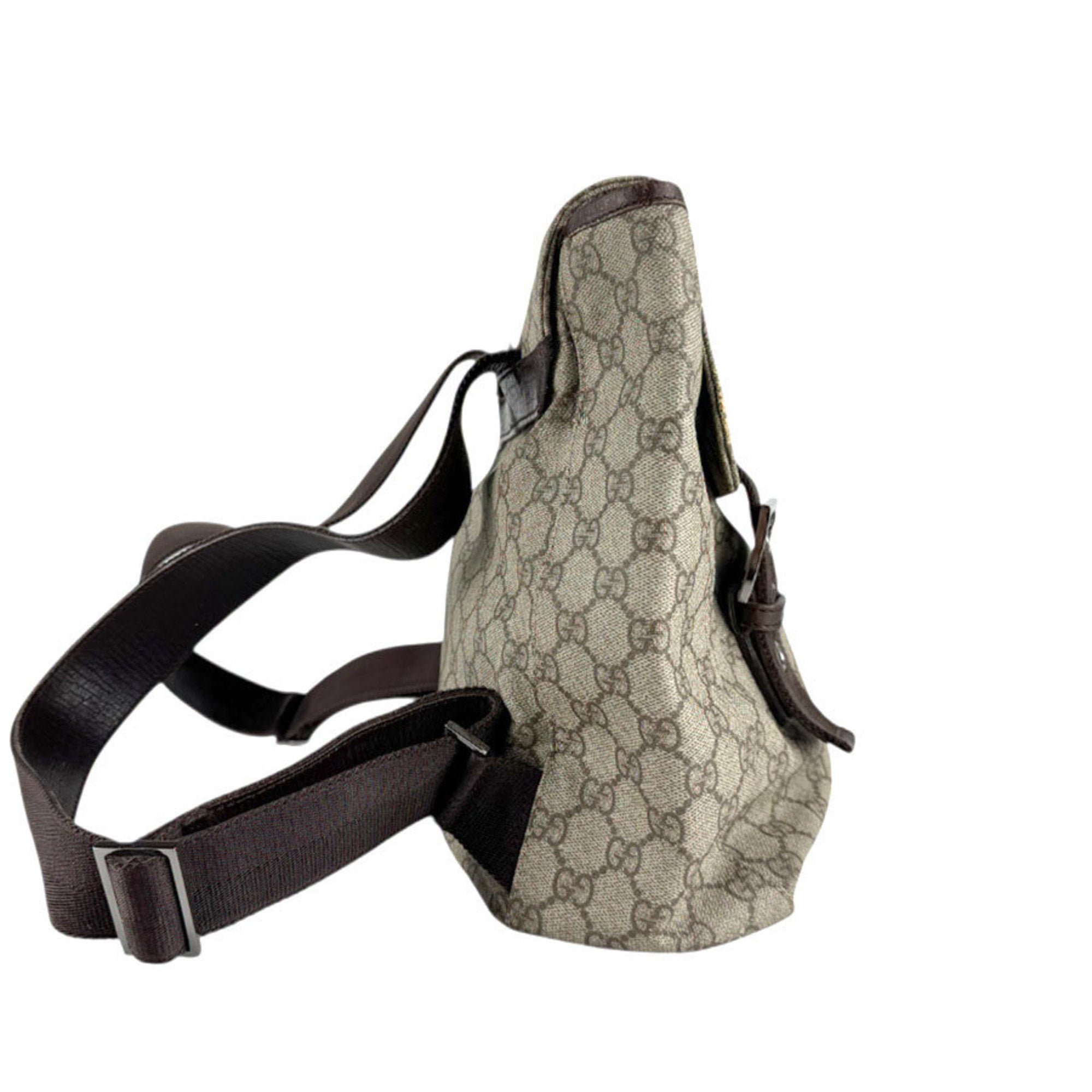 Gucci Brown Gg Supreme Backpack (Pre-Owned)