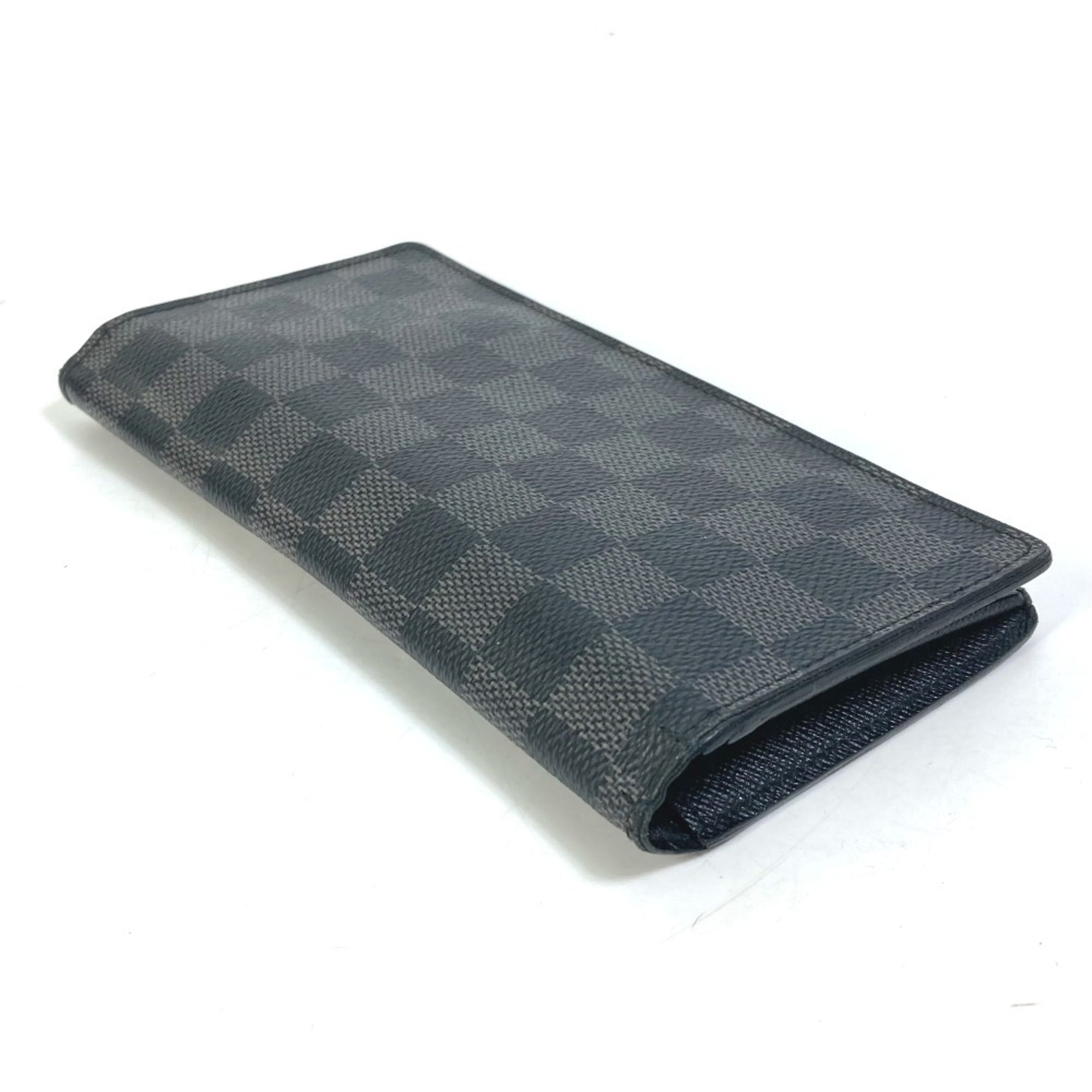 Louis Vuitton Damier Graphite Black Damier Graphite Long Wallet (Bi-Fold) (Pre-Owned)