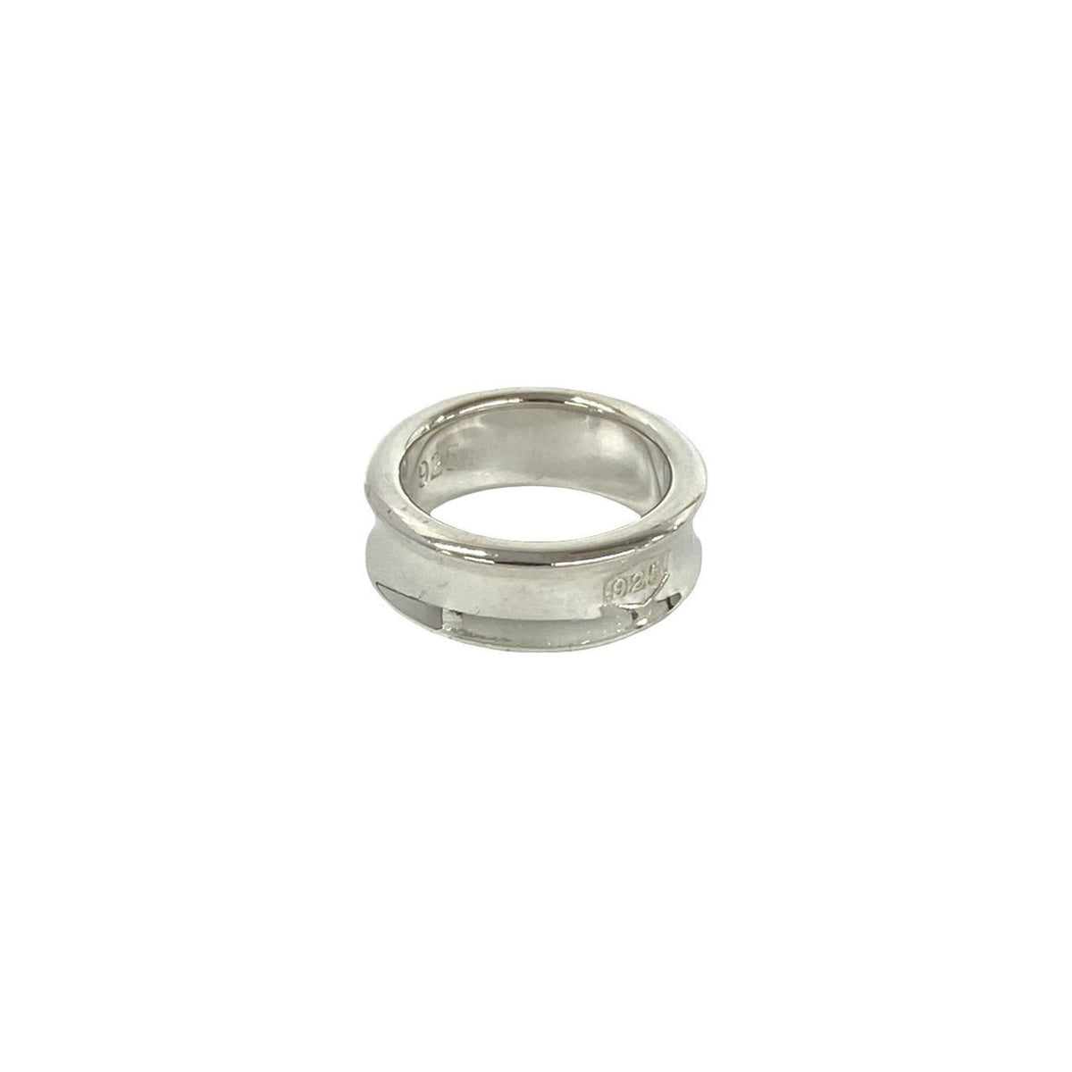 Tiffany Silver Silver 925 Band Ring (Pre-Owned)