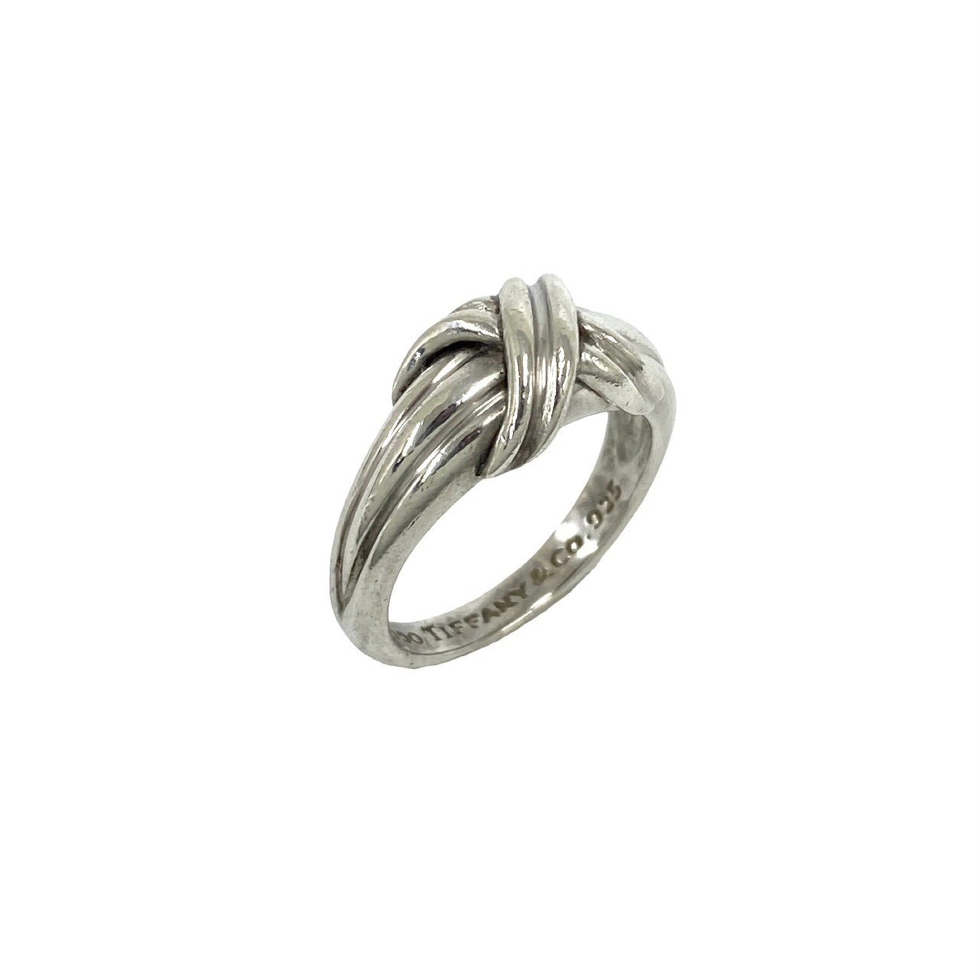Tiffany Silver Silver 925 Band Ring (Pre-Owned)