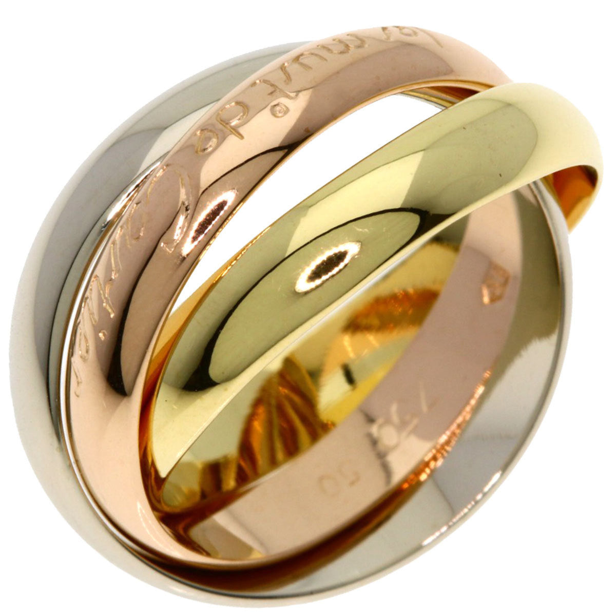 Cartier Yellow Gold (18K) Pink Gold (18K) White Gold (18K) Band Ring (Pre-Owned)