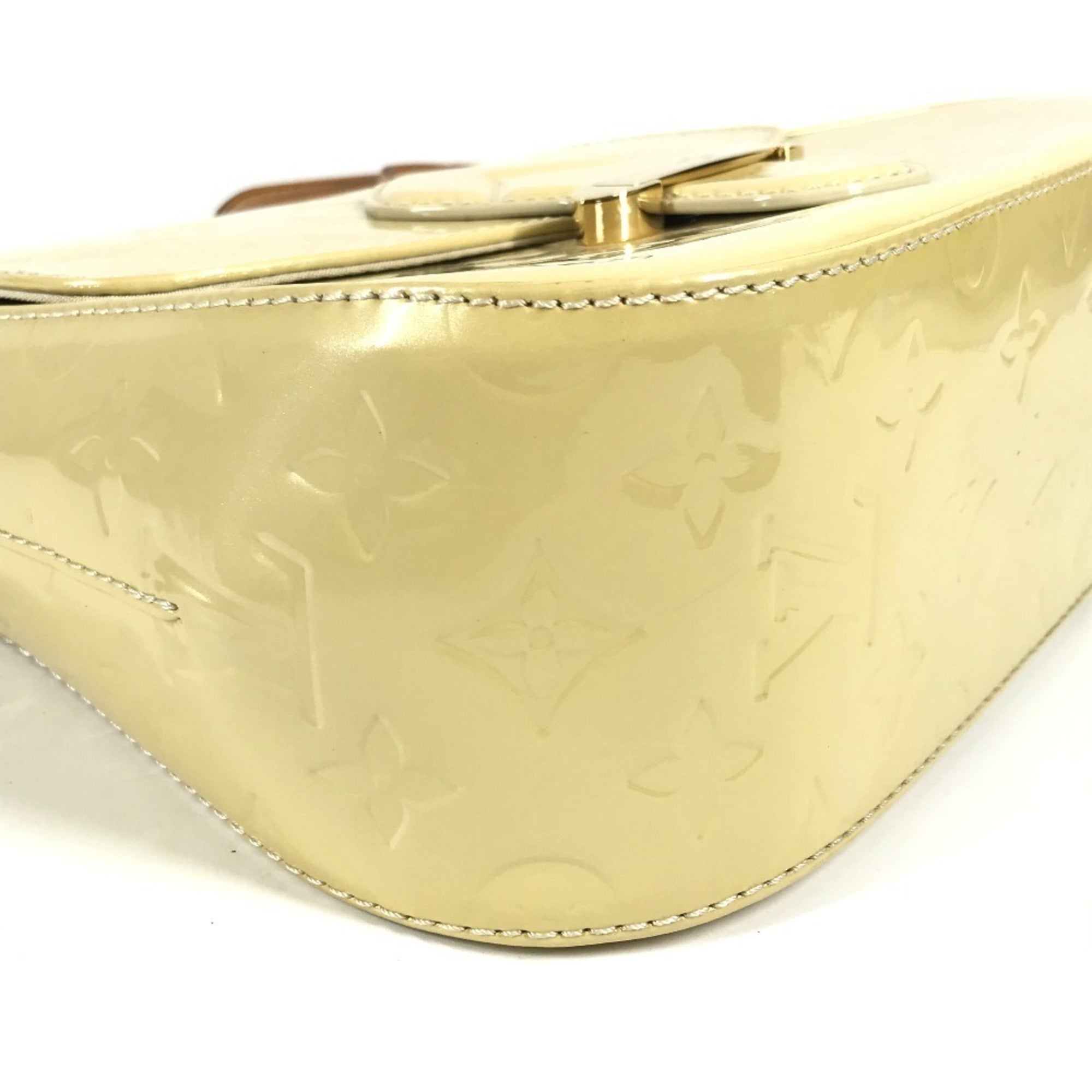 Louis Vuitton Yellow Monogram Vernis Shoulder Bag (Pre-Owned)