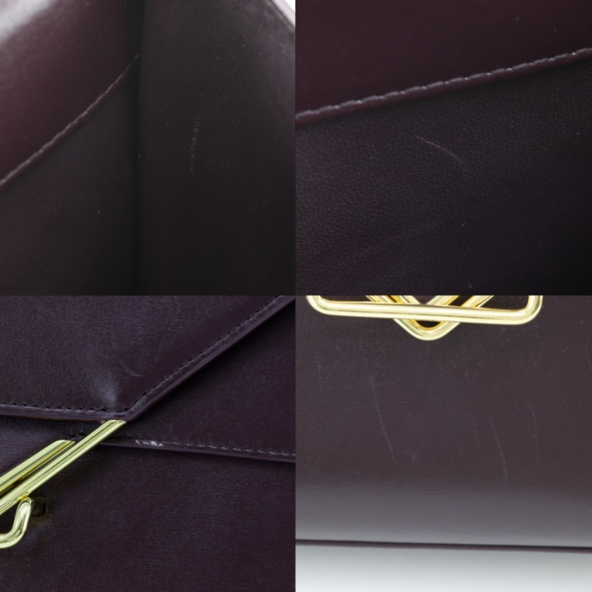Bottega Veneta Purple Leather Shoulder Bag (Pre-Owned)