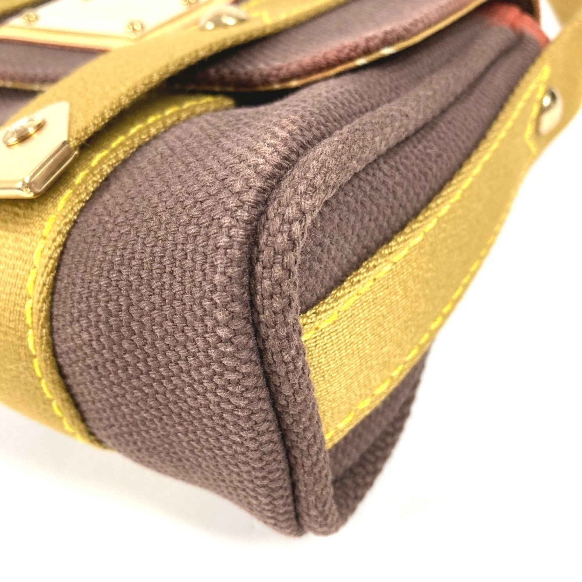 Louis Vuitton Brown Canvas Shoulder Bag (Pre-Owned)