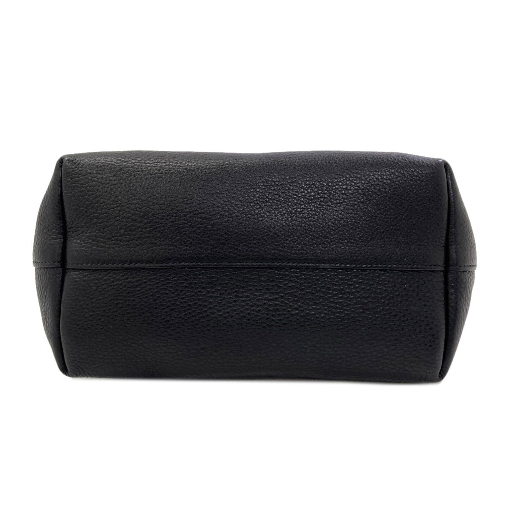 Prada Black Leather Handbag (Pre-Owned)