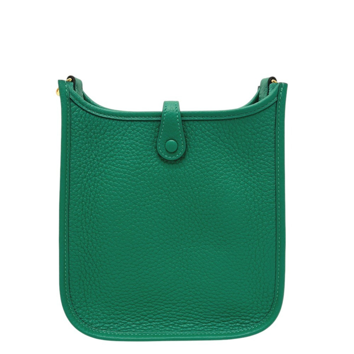 Hermes Green Taurillon Clemence Leather Handbag Shoulder Bag (Pre-Owned)