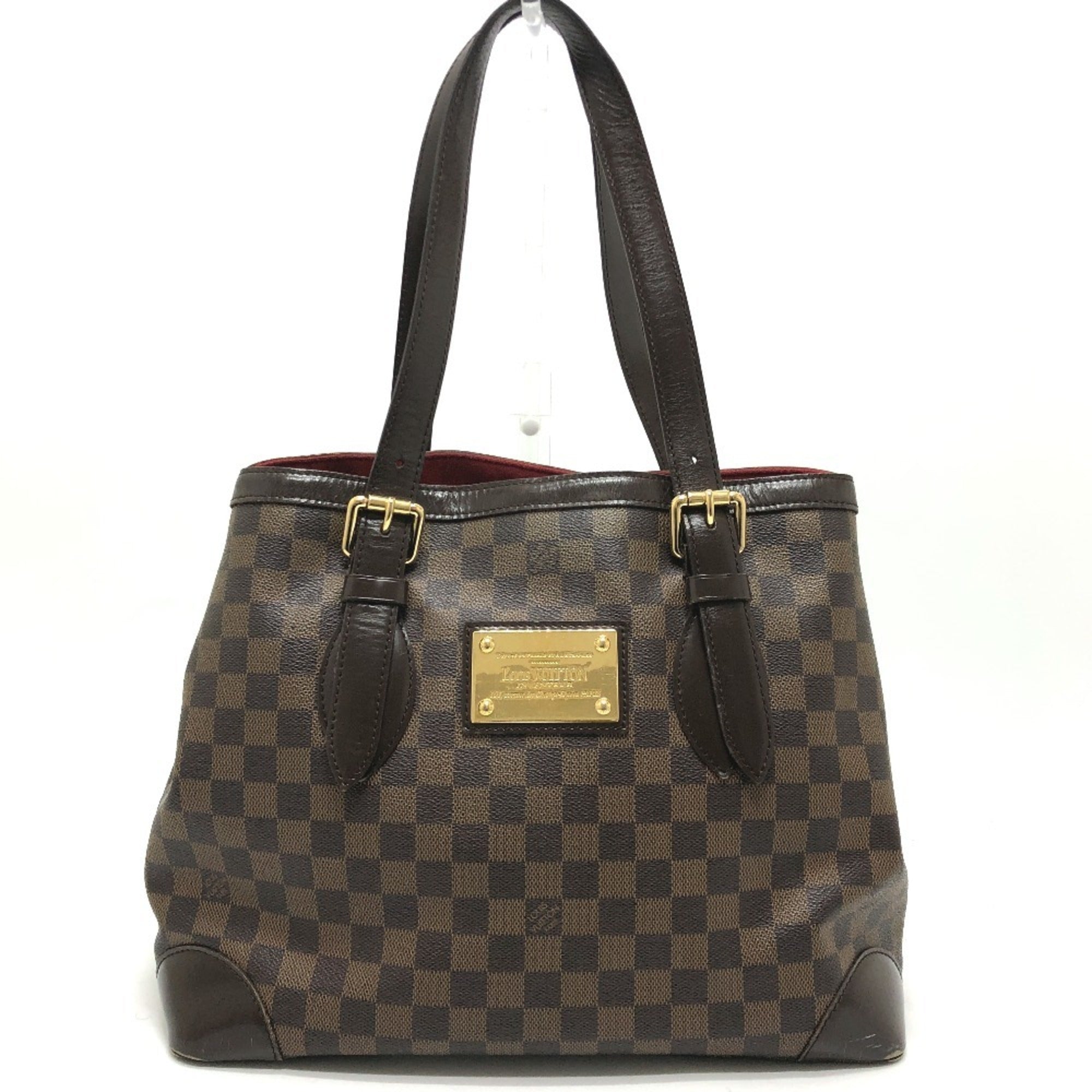 Louis Vuitton Brown Damier Canvas Shoulder Bag Tote Bag (Pre-Owned)