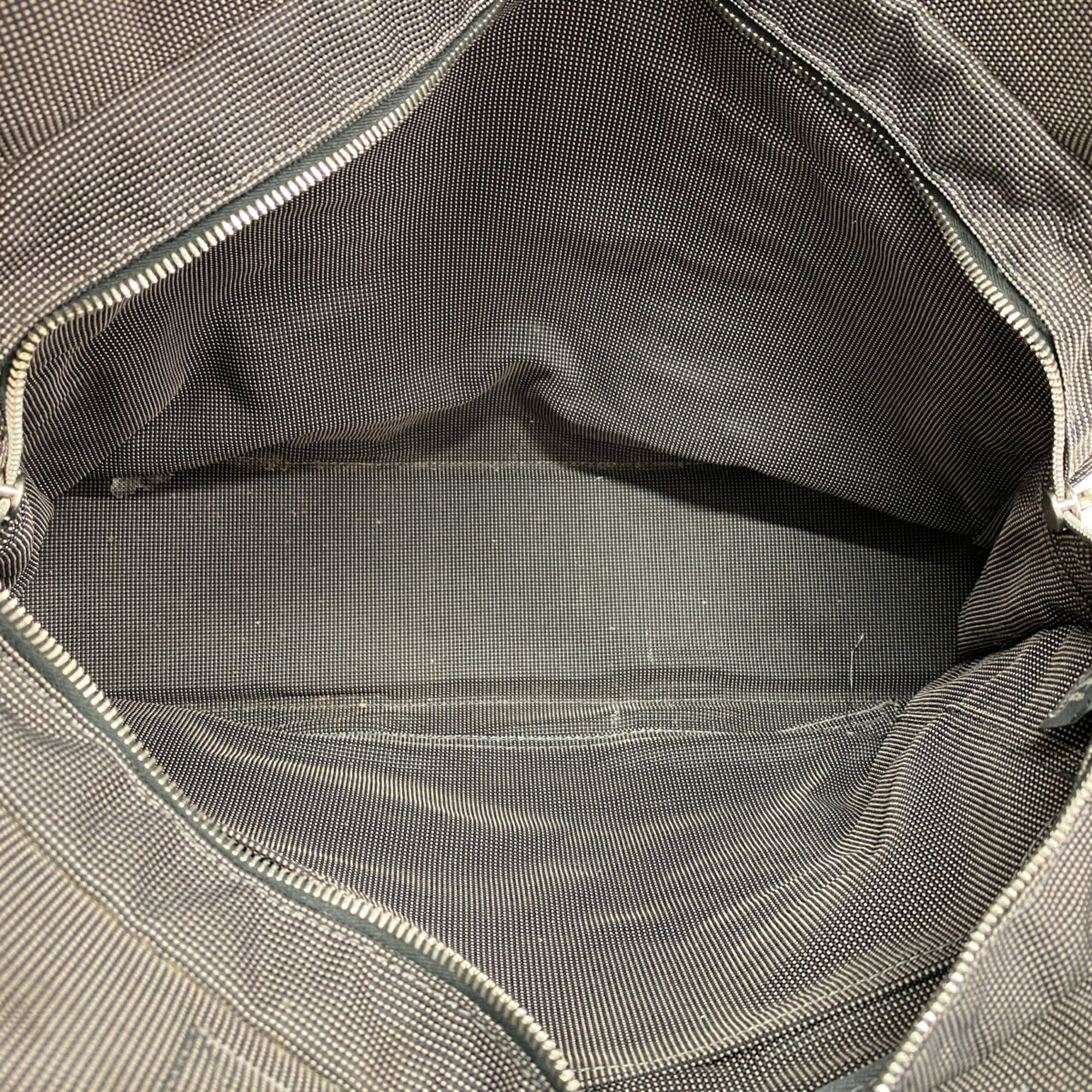 Hermes Gray Canvas Tote Bag (Pre-Owned)
