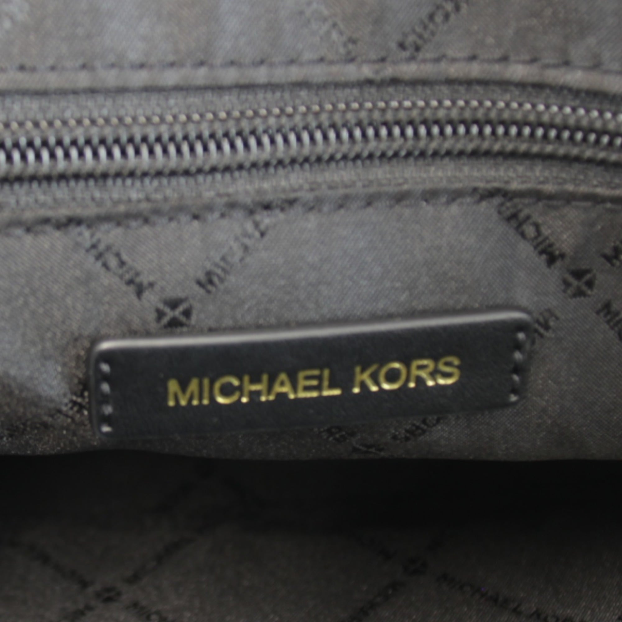 Michael Kors Black Leather Tote Bag (Pre-Owned)