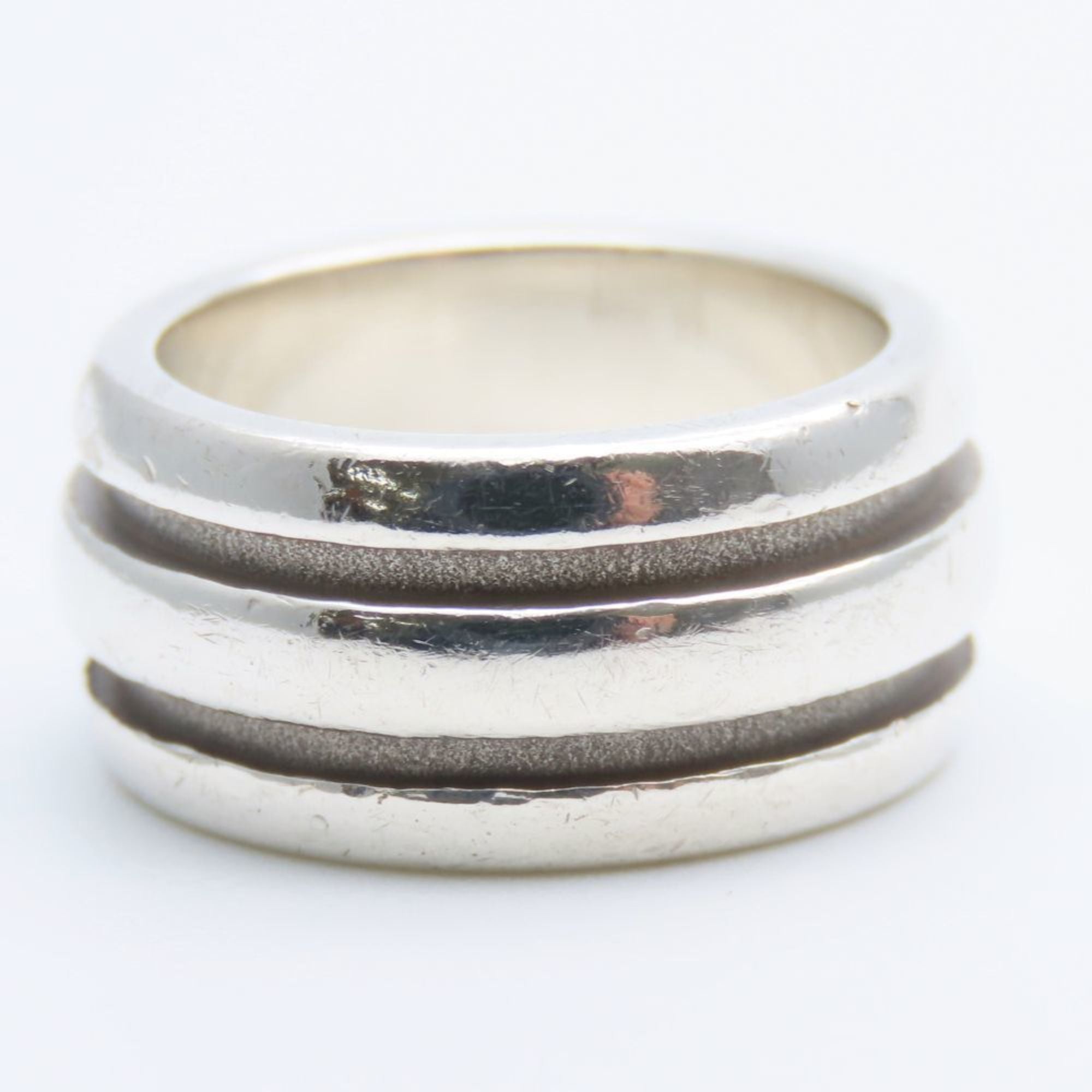 Tiffany Silver Silver 925 Band Ring (Pre-Owned)