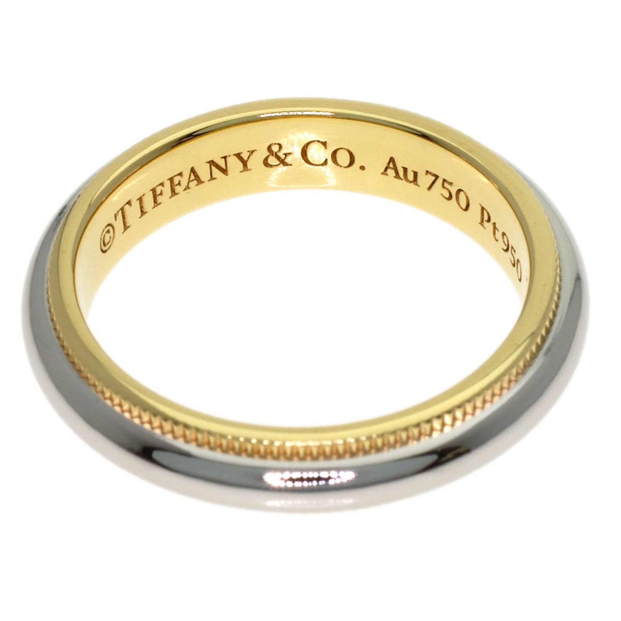 Tiffany Yellow Gold (18K) Platinum 950 Band Ring (Pre-Owned)