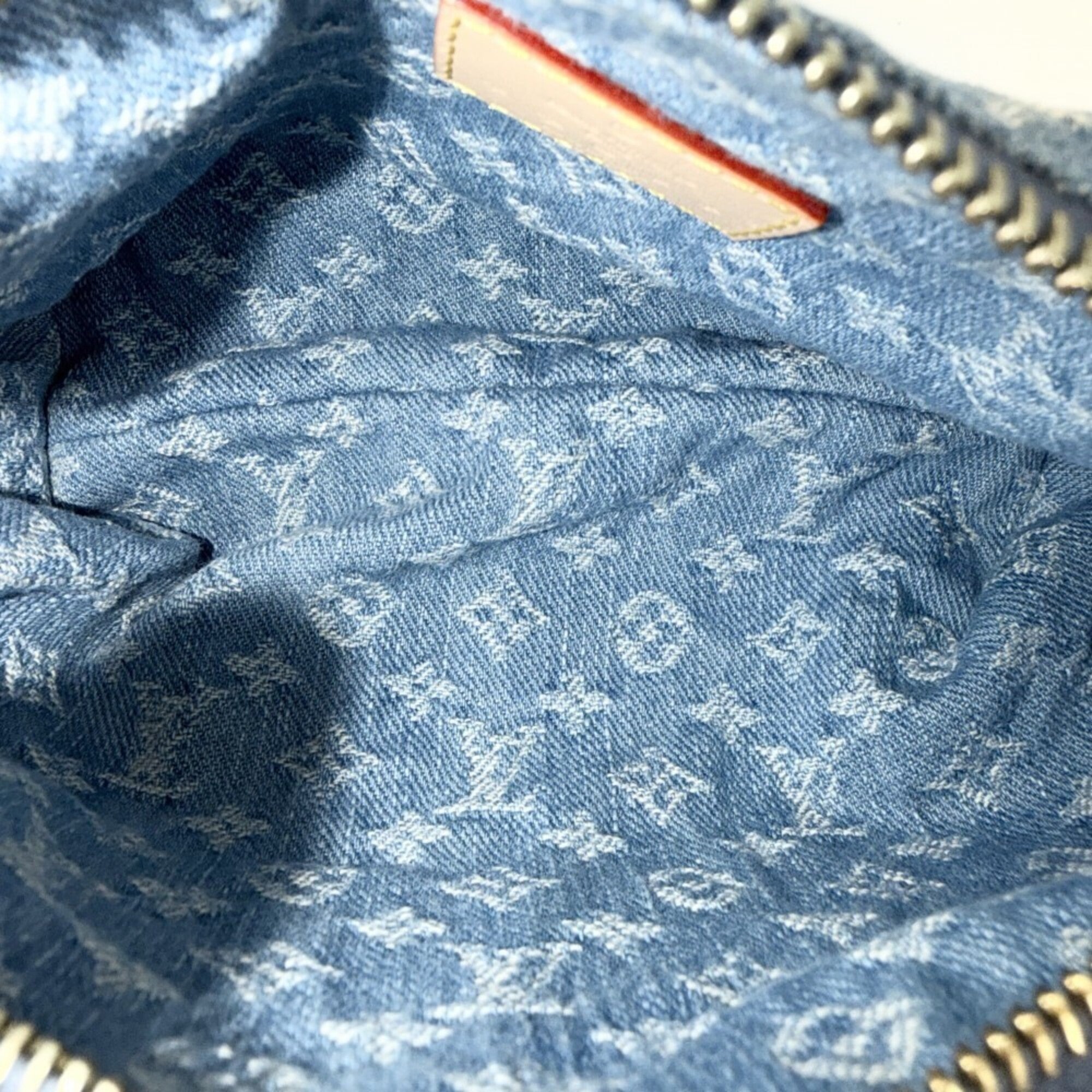 Louis Vuitton Blue Monogram Monogram Denim Handbag Pochette (Pre-Owned)