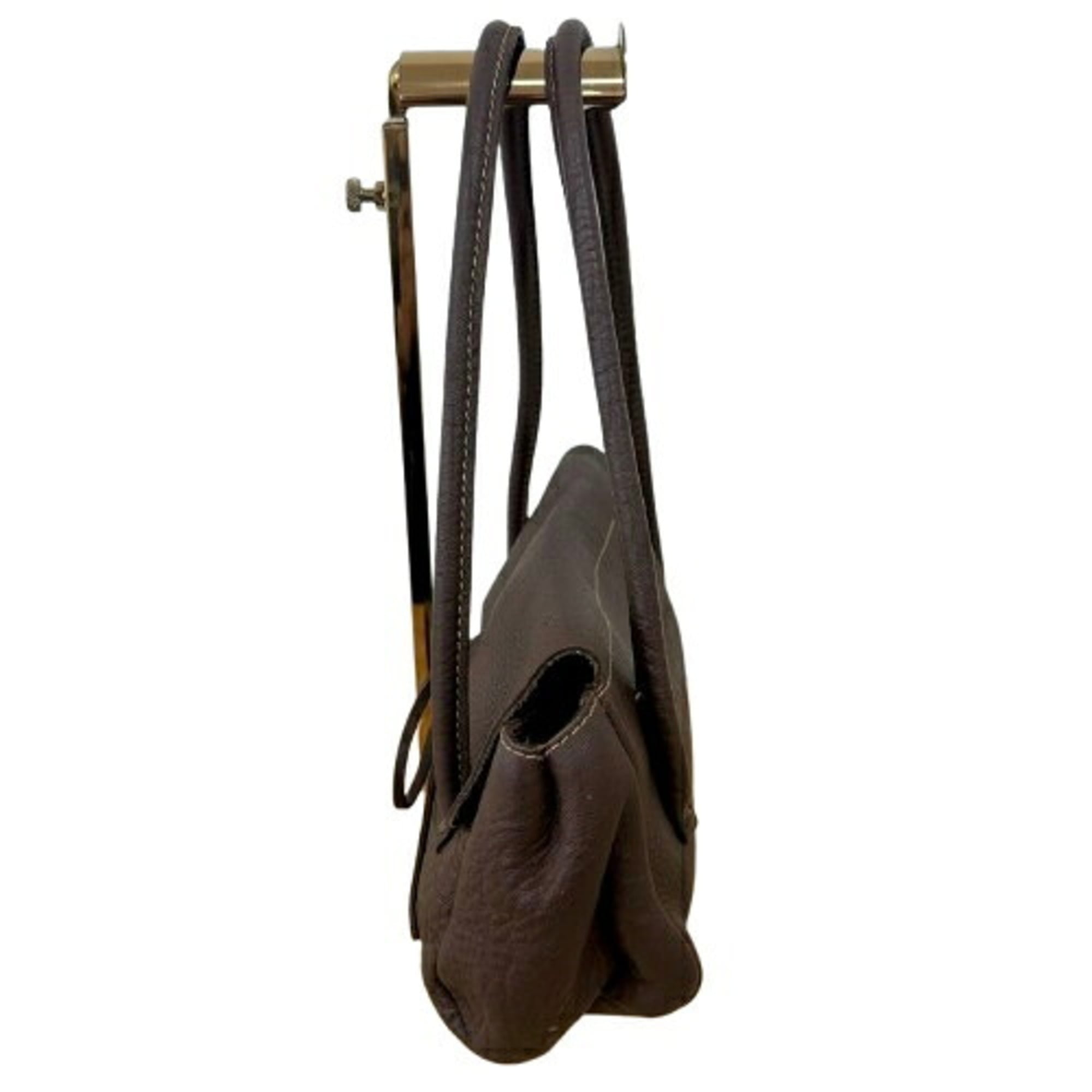 Miu Miu Brown Leather Shoulder Bag (Pre-Owned)