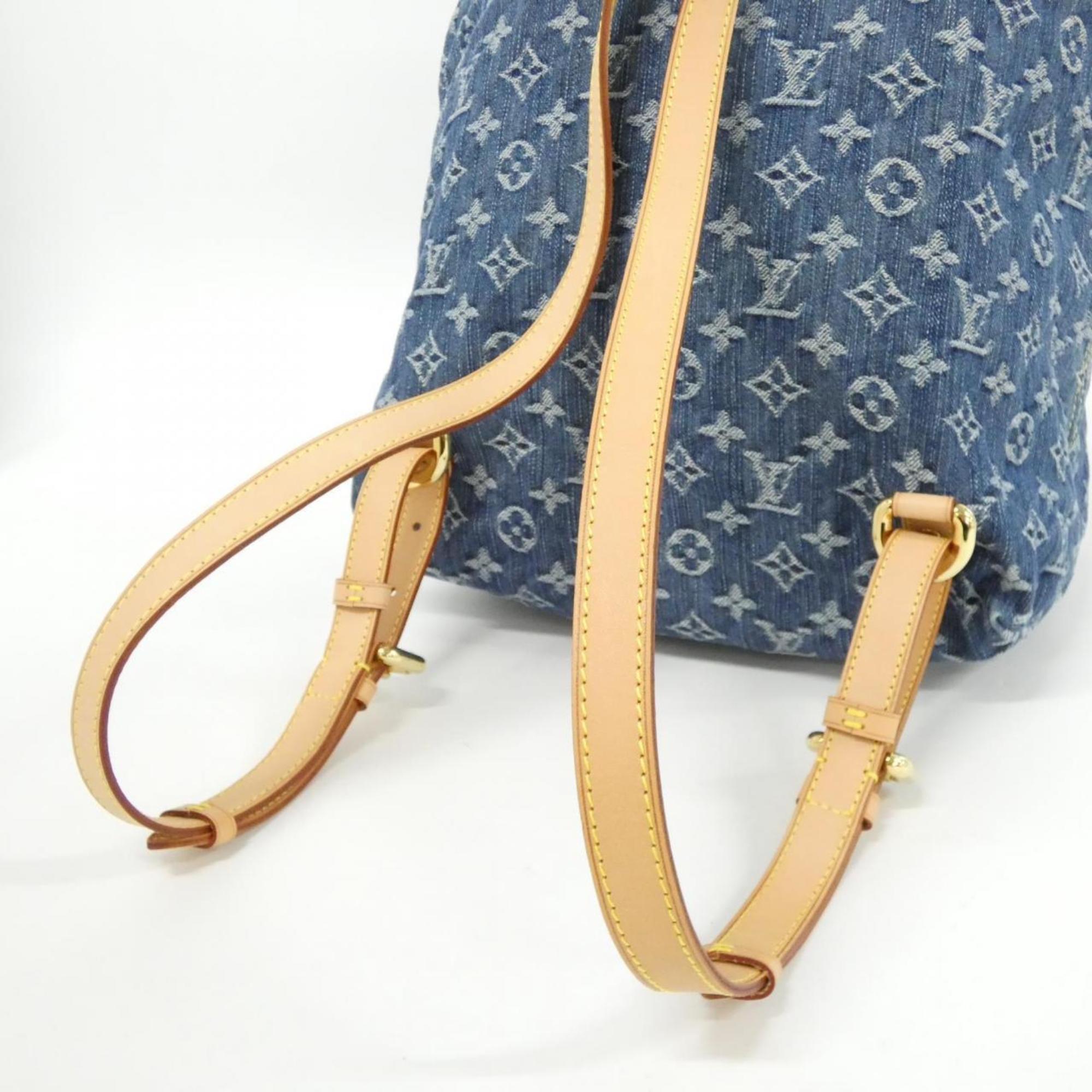 Louis Vuitton Monogram Denim Blue Monogram Denim Backpack (Pre-Owned)
