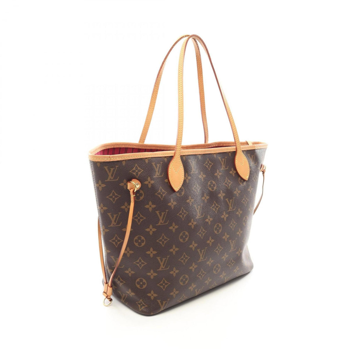 Louis Vuitton Brown Pivoine Coated Canvas Monogram Leather Handbag Pouch Tote Bag (Pre-Owned)