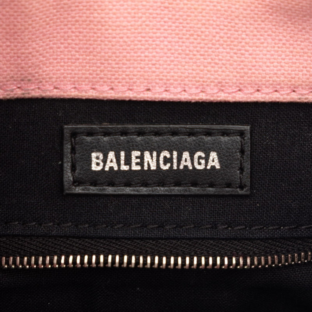 Balenciaga Pink Canvas Handbag Shoulder Bag (Pre-Owned)