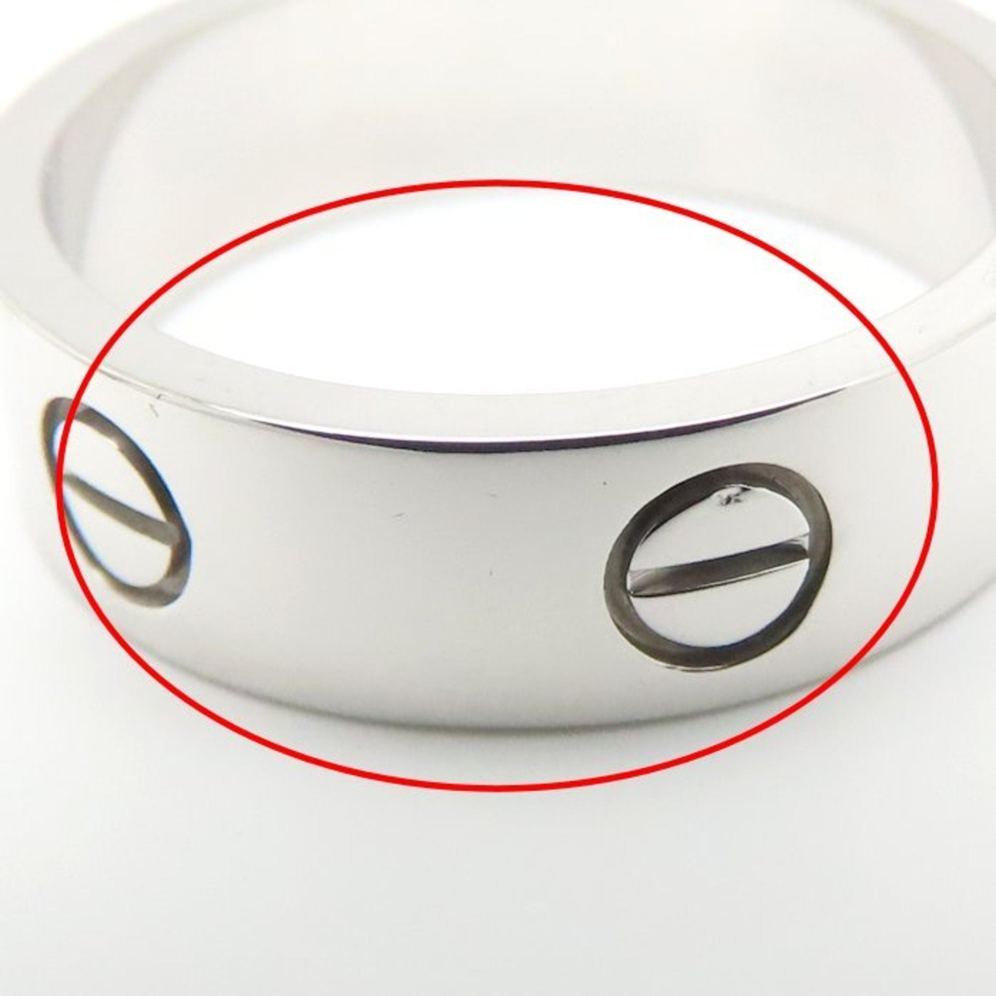 Cartier White Gold (18K) Band Ring (Pre-Owned)
