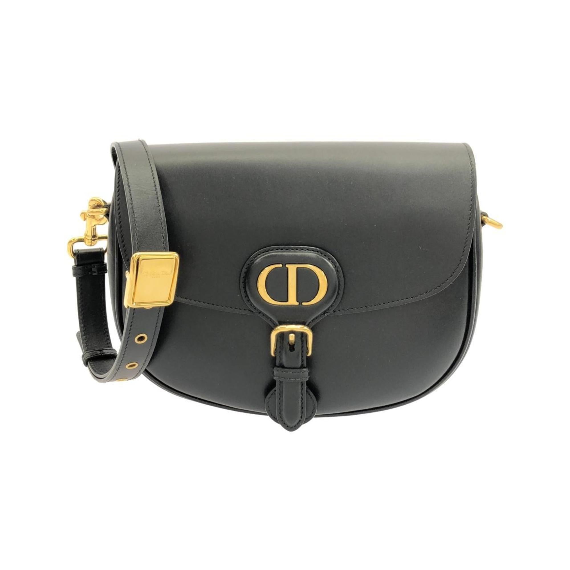 Christian Dior Black Leather Shoulder Bag (Pre-Owned)