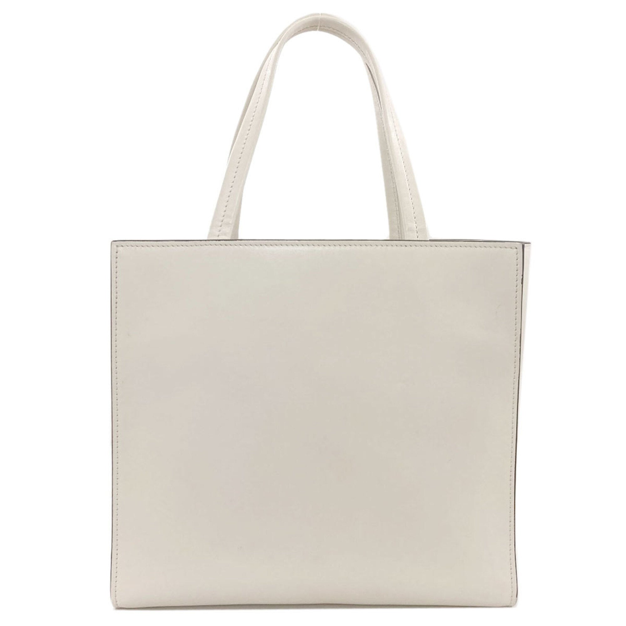 Prada White Leather Handbag (Pre-Owned)