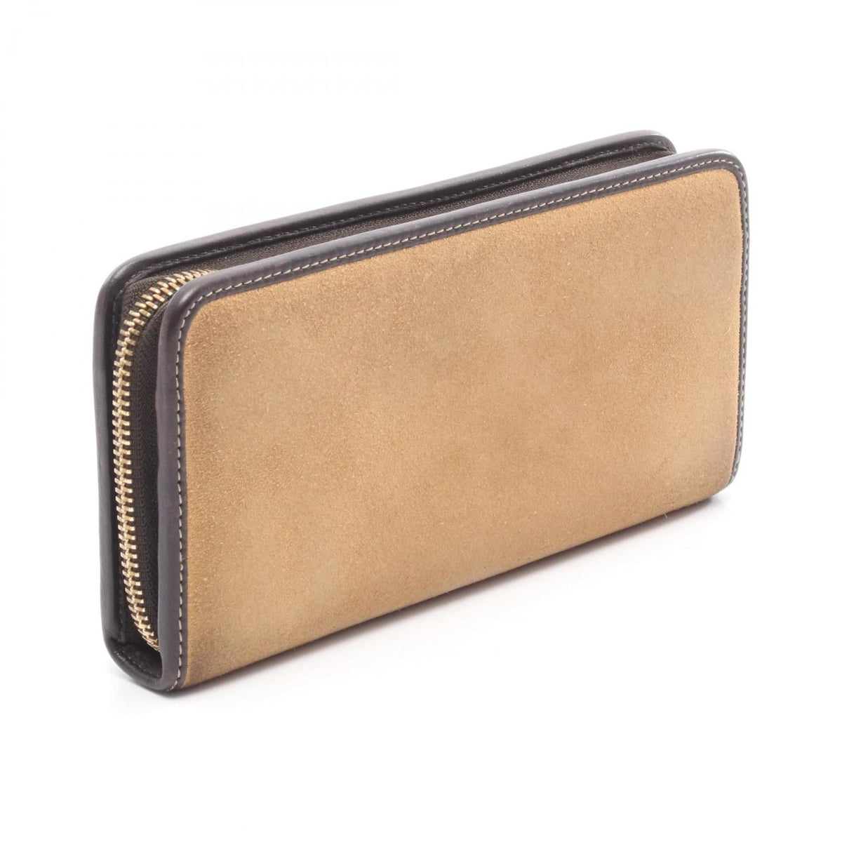 Loewe Brown Leather Long Wallet (Bi-Fold) (Pre-Owned)