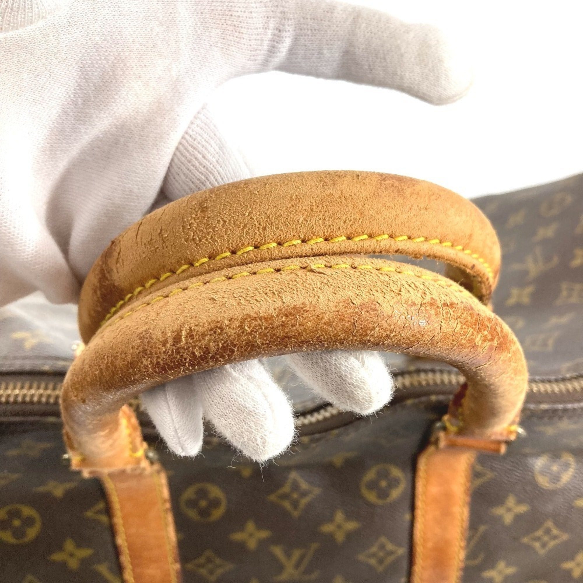 Louis Vuitton Brown Monogram Canvas Boston Bag Handbag (Pre-Owned)