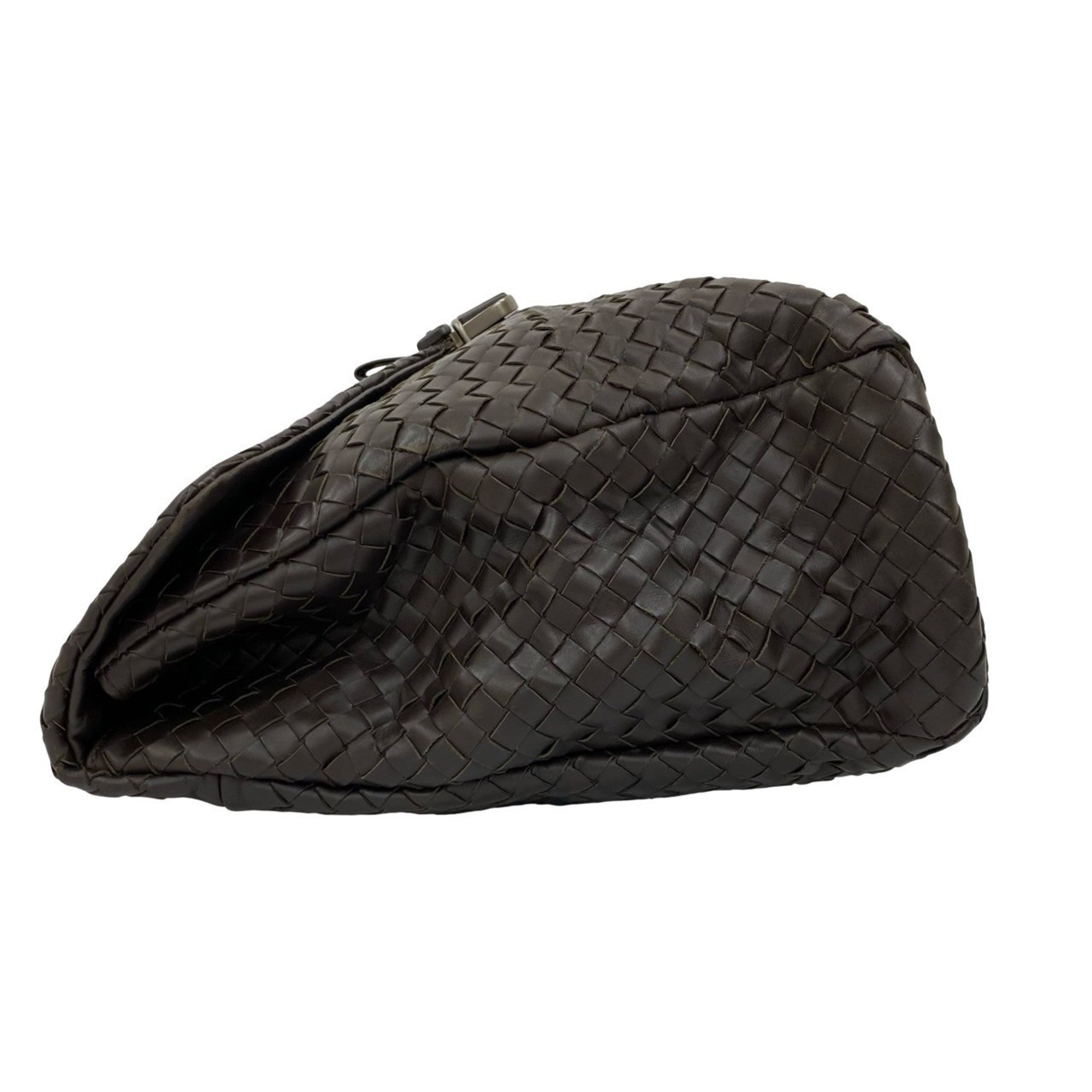 Bottega Veneta Brown Leather Briefcase (Pre-Owned)