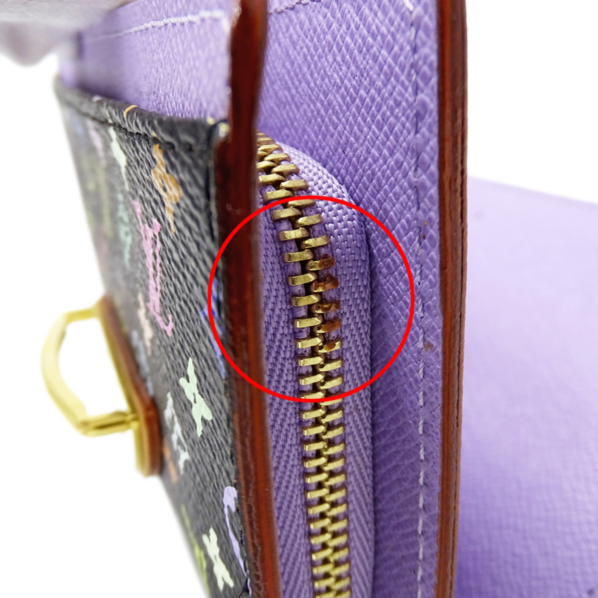 Louis Vuitton Black Multi-Color Noir Purple Violet Monogram Multicolore Wallet (Bi-Fold) (Pre-Owned)