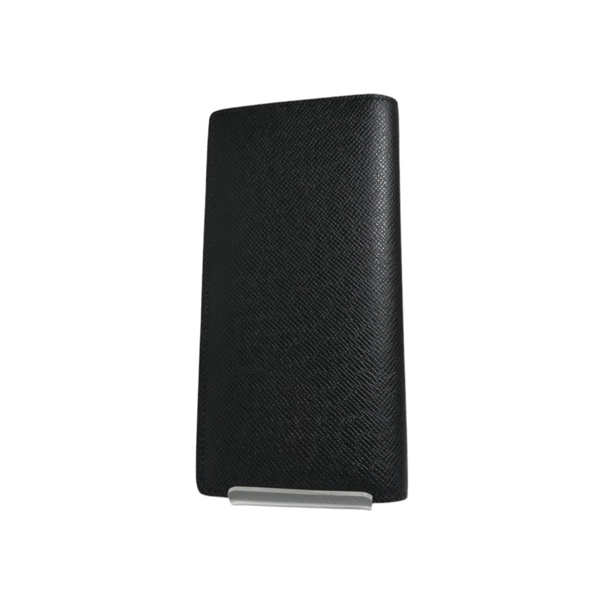 Louis Vuitton Black Taiga Leather Long Wallet (Bi-Fold) (Pre-Owned)