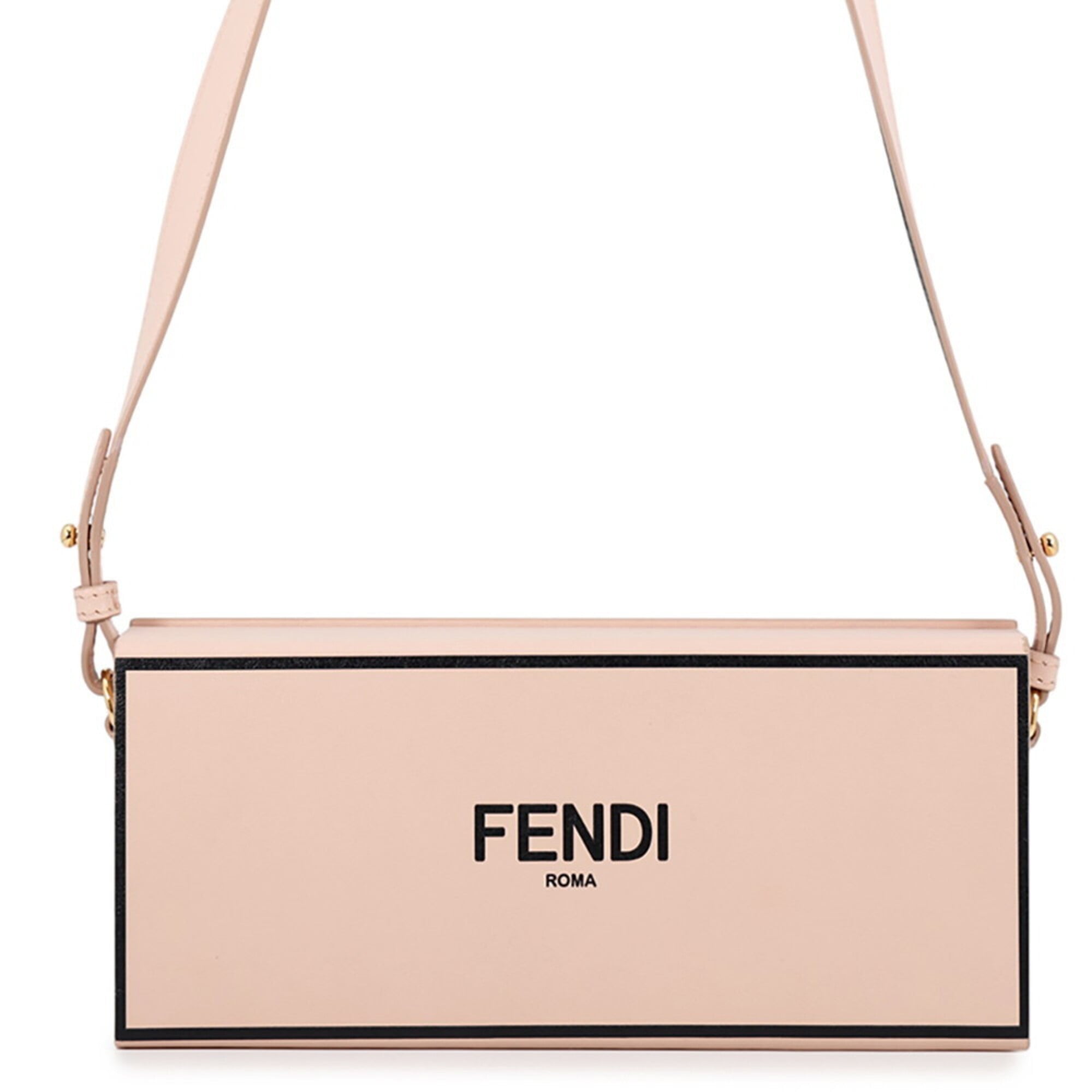 Fendi Pink Leather Shoulder Bag (Pre-Owned)