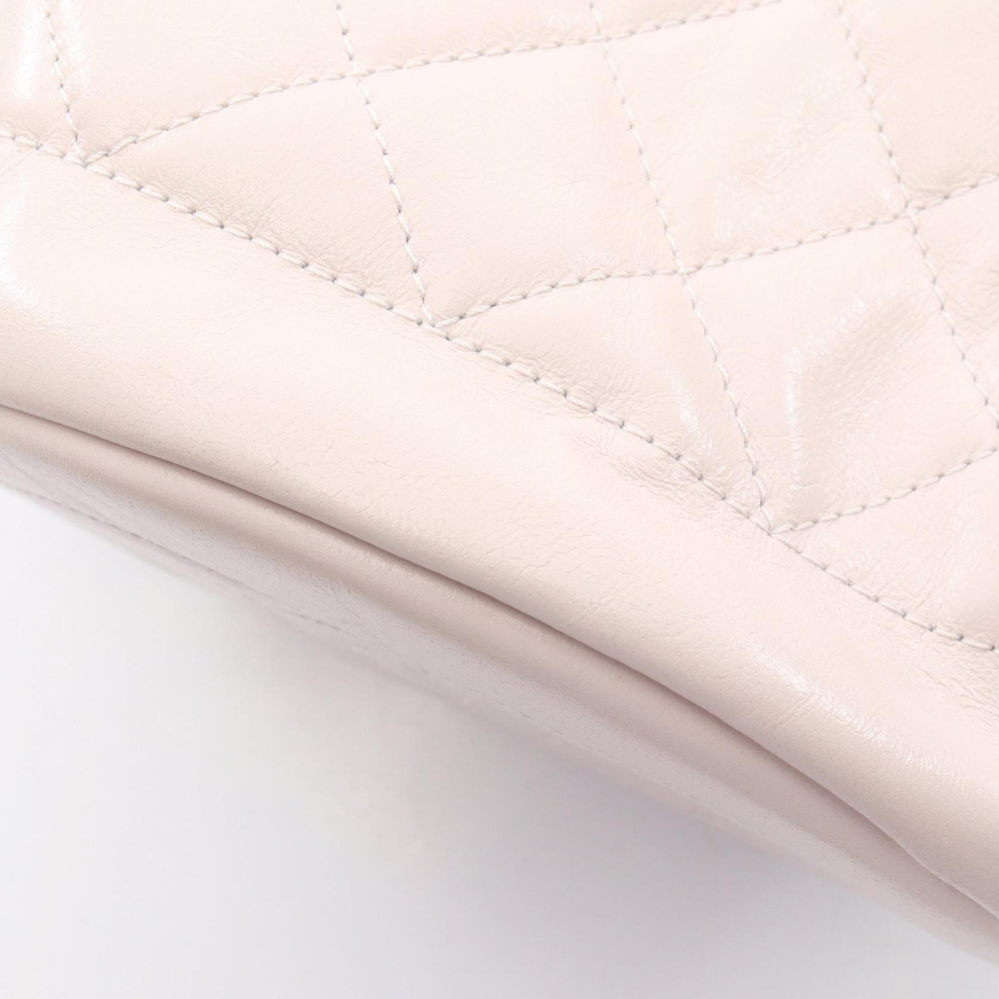 Chanel Pink Leather Handbag Shoulder Bag (Pre-Owned)