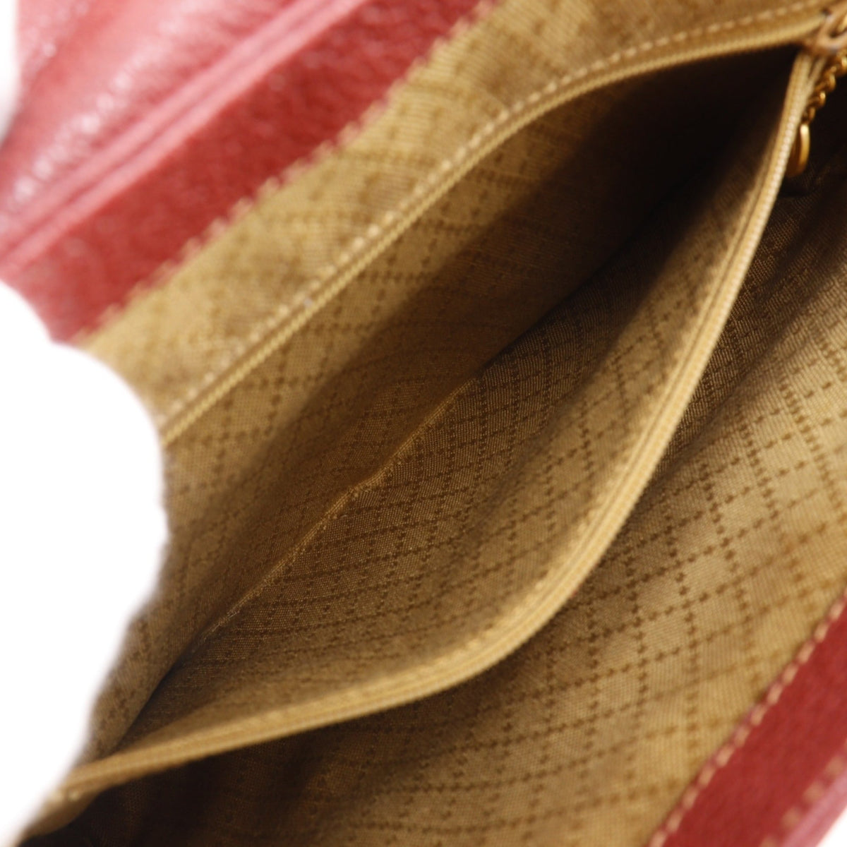Gucci Red Color Suede Leather Backpack (Pre-Owned)