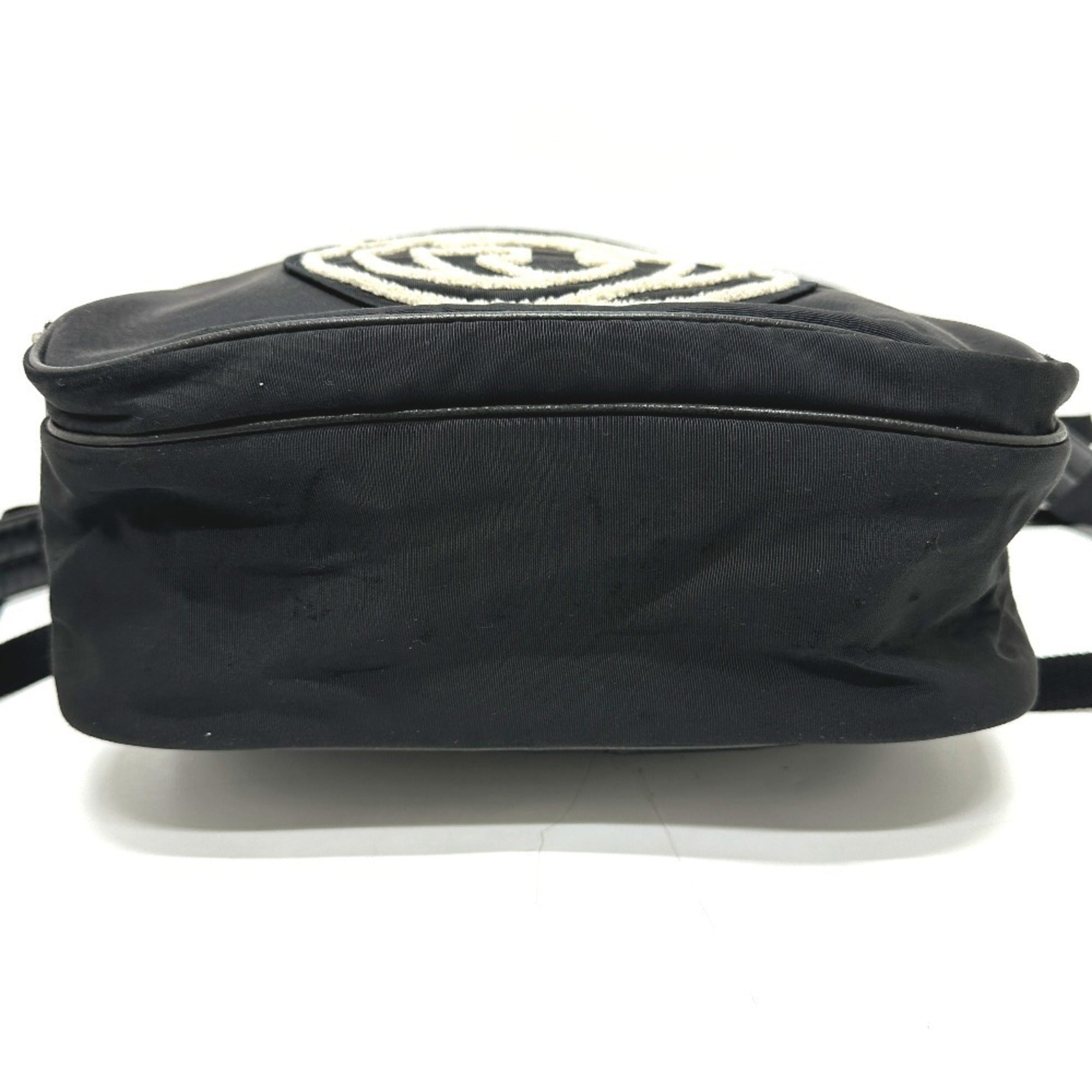 Gucci Black Canvas Backpack (Pre-Owned)