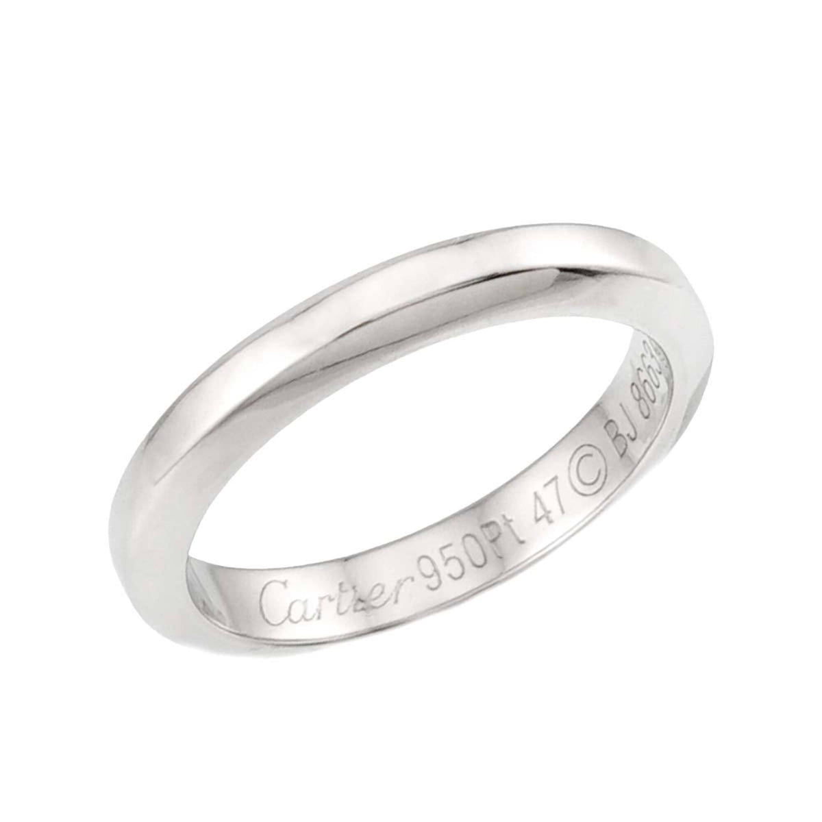 Cartier Platinum 950 Band Ring (Pre-Owned)