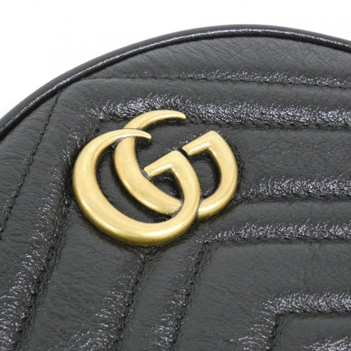 Gucci Black Quilting Leather Shoulder Bag (Pre-Owned)