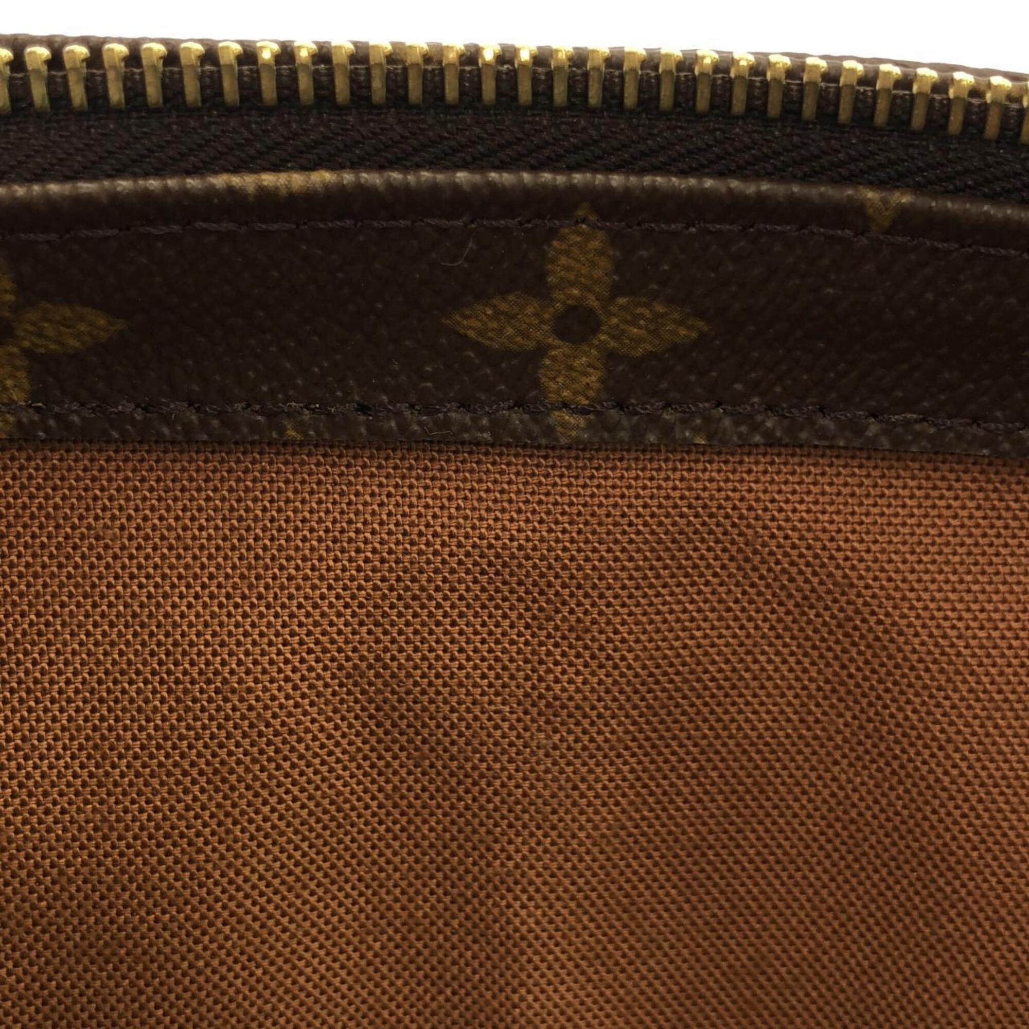 Louis Vuitton Marron Coated Canvas Handbag (Pre-Owned)