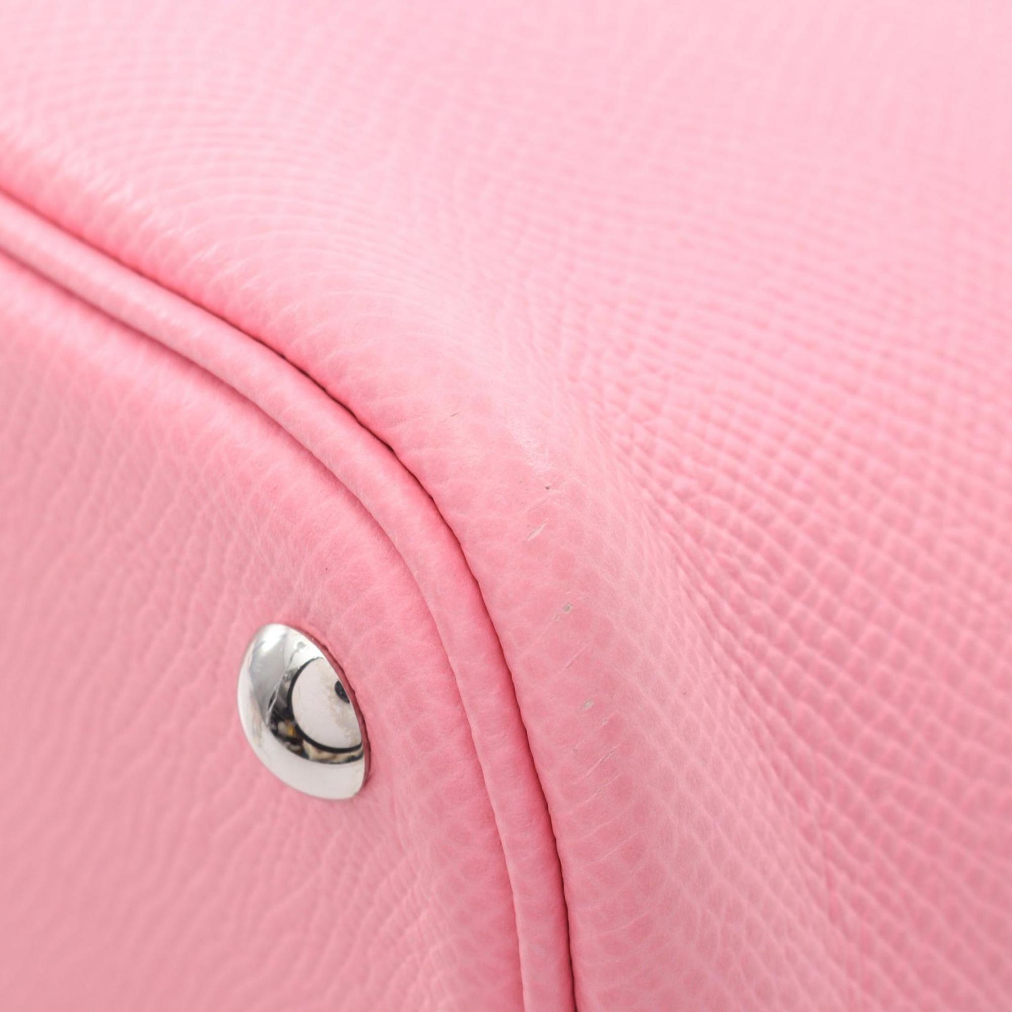 Hermes Pink Ivory Epsom Leather Handbag (Pre-Owned)
