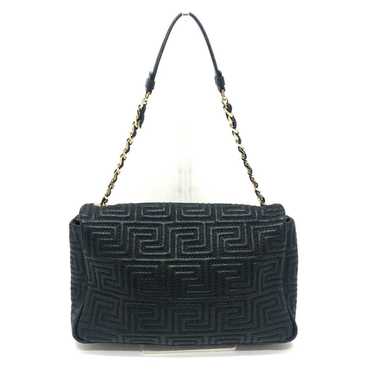 Valentino Black Leather Handbag Shoulder Bag (Pre-Owned)