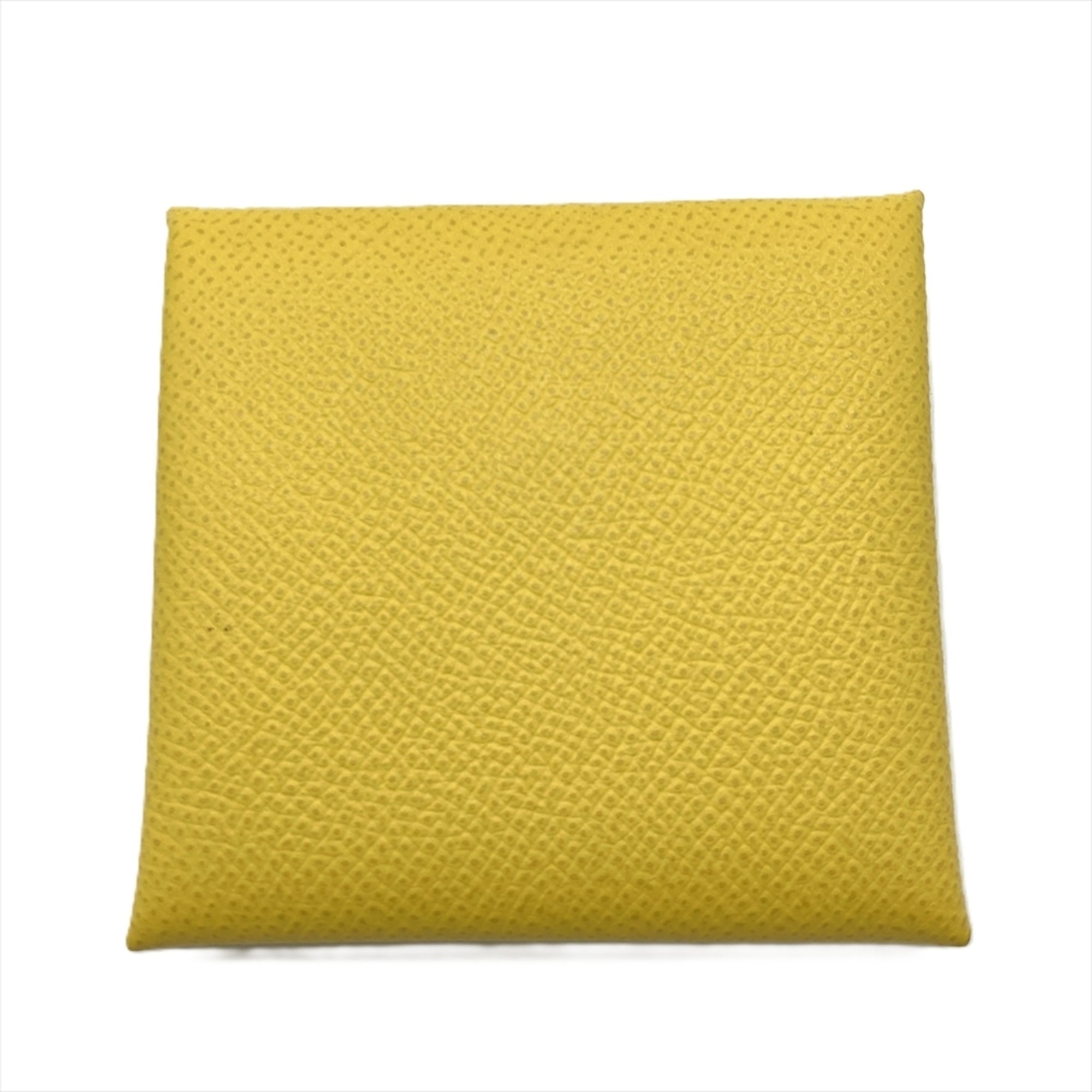 Hermes Yellow Epsom Leather Coin Purse/Coin Case (Pre-Owned)