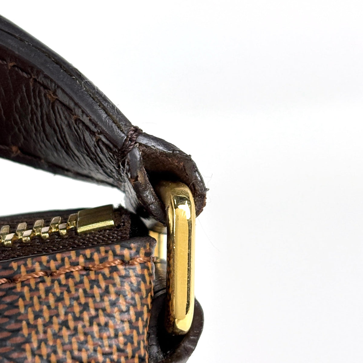 Louis Vuitton Brown Damier Canvas Shoulder Bag (Pre-Owned)