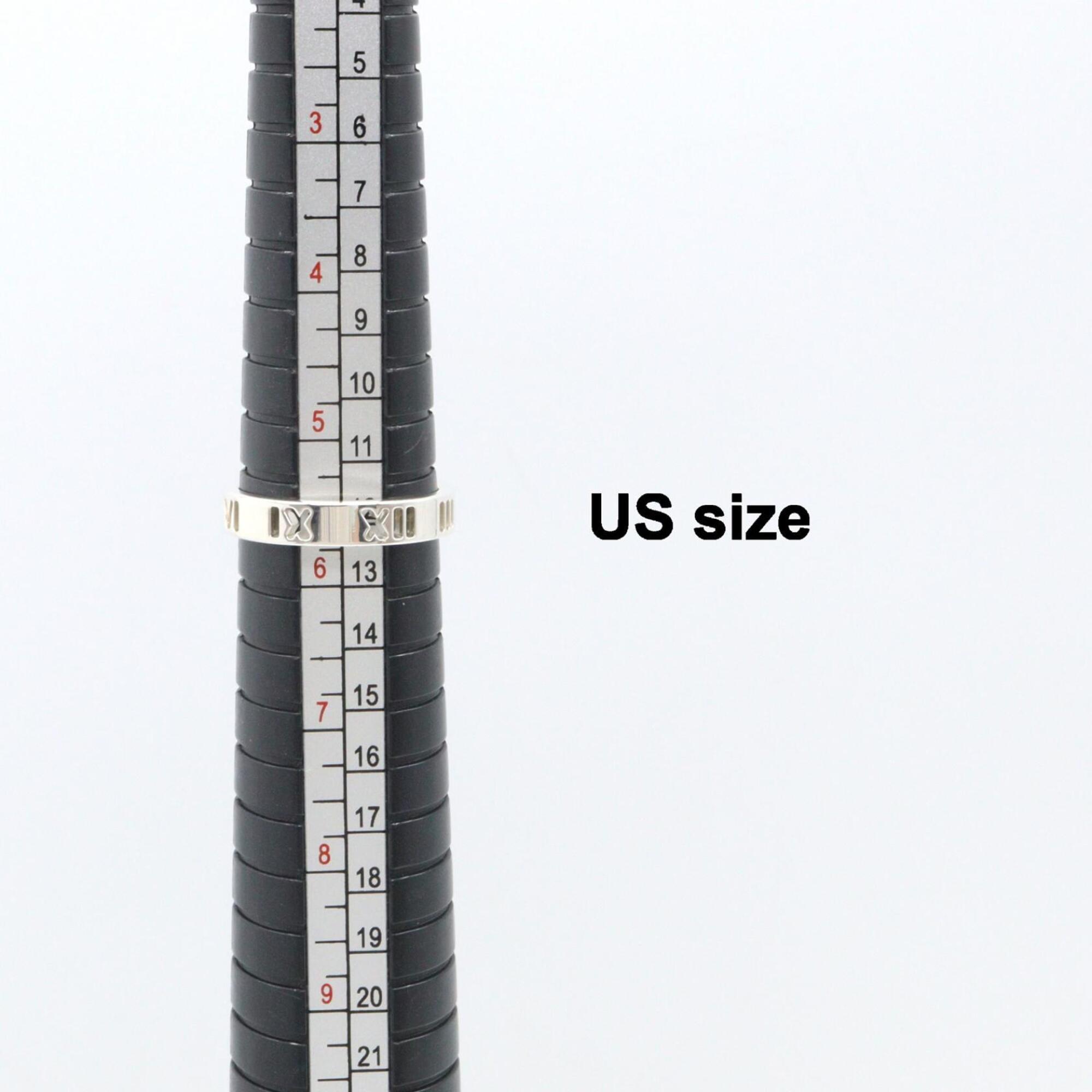 Tiffany Silver Silver 925 Band Ring (Pre-Owned)