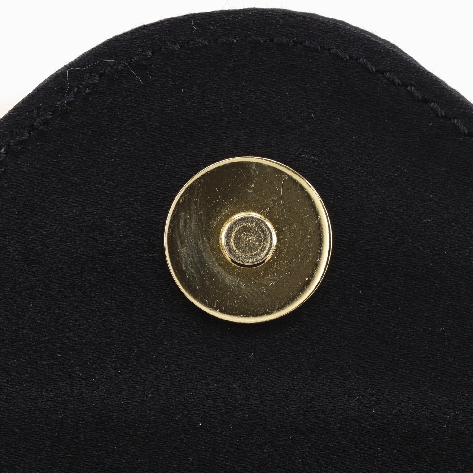 Celine Black Satin Shoulder Bag (Pre-Owned)