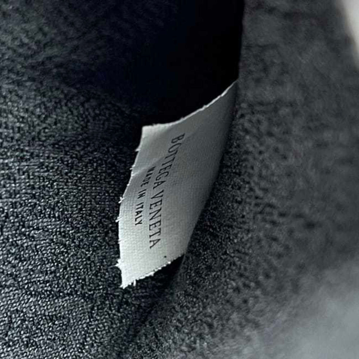 Bottega Veneta Black Green Khaki Leather Clutch Bag (Pre-Owned)
