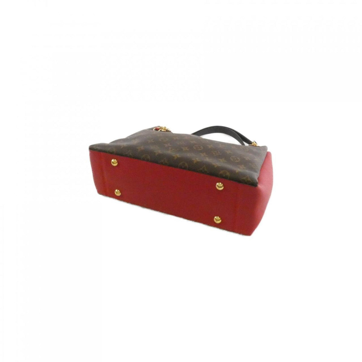 Louis Vuitton Monogram Cerise Marron Coated Canvas Leather Shoulder Bag (Pre-Owned)