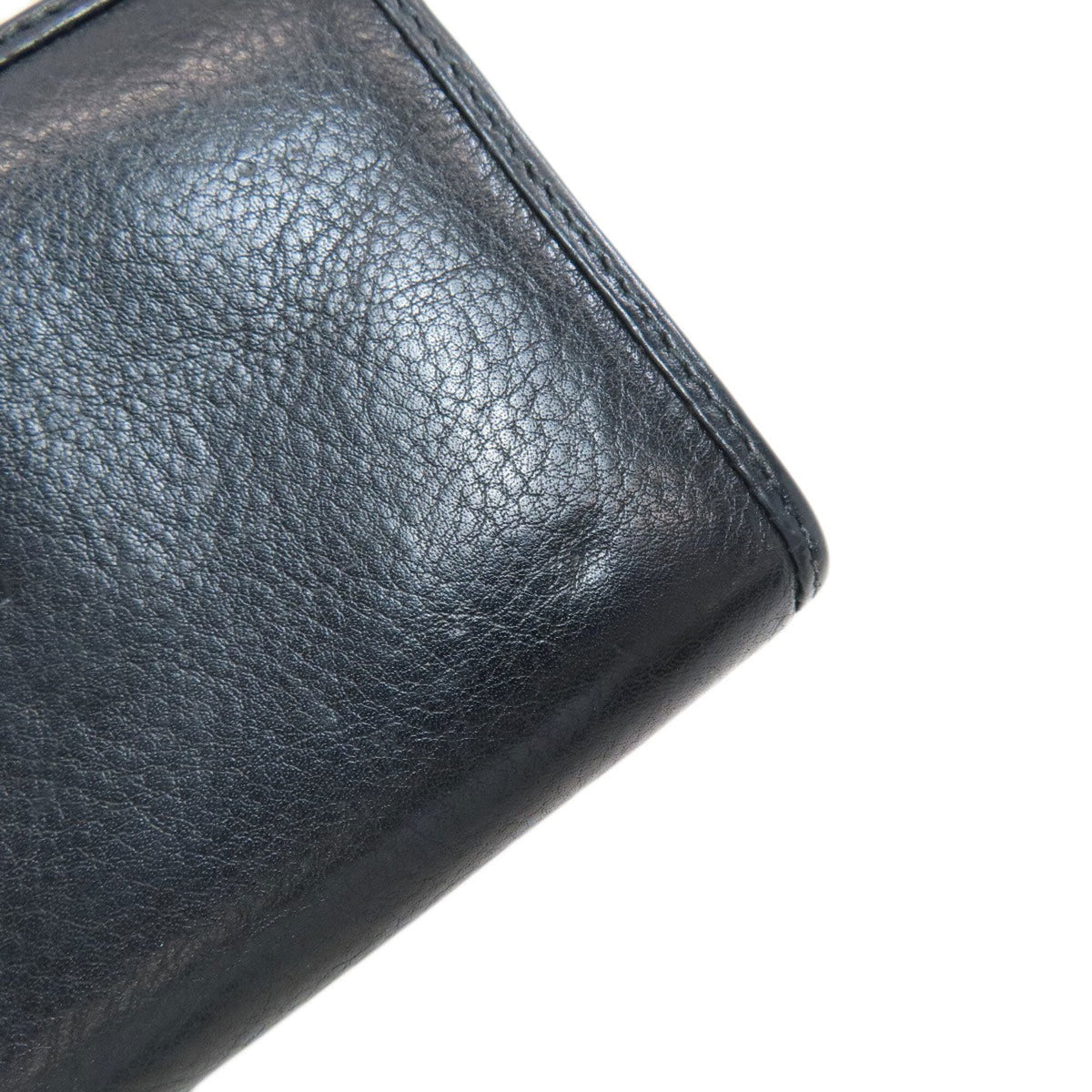 Loewe Black Leather Long Wallet (Bi-Fold) (Pre-Owned)